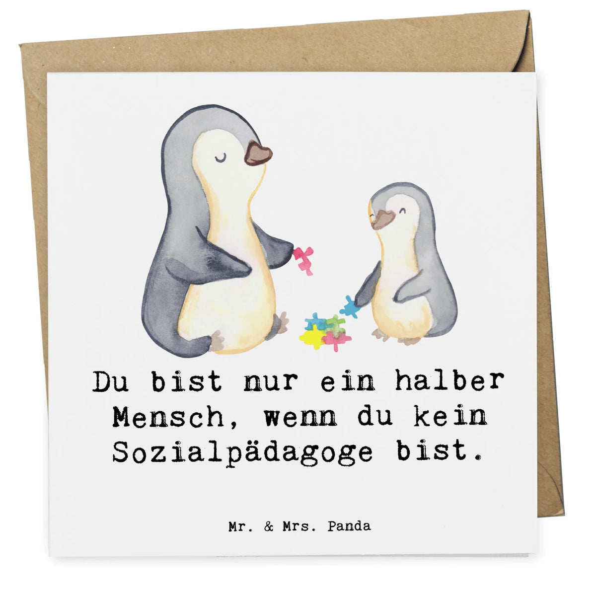 Deluxe Karte Sozialpädagoge Herz