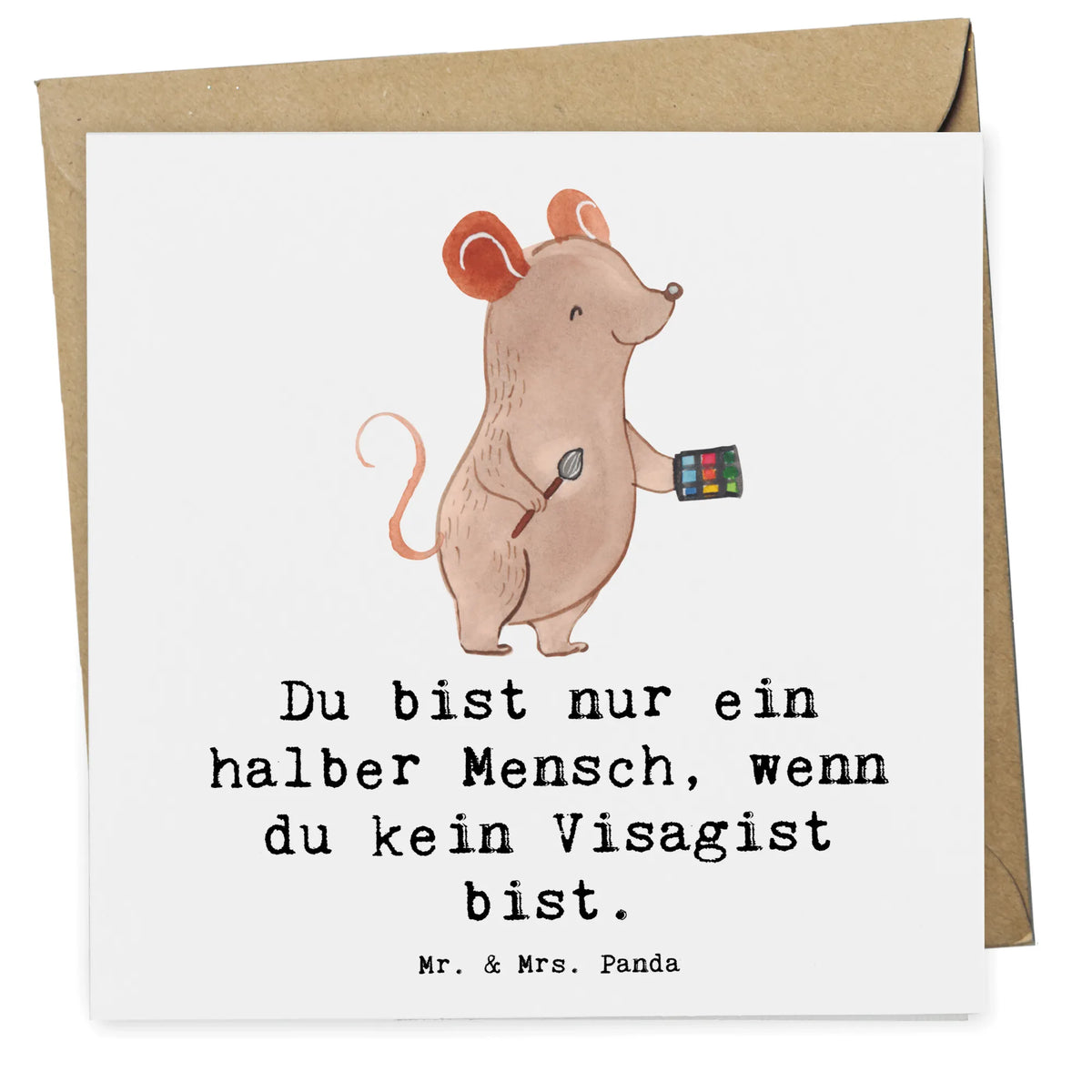 Deluxe Karte Visagist Herz
