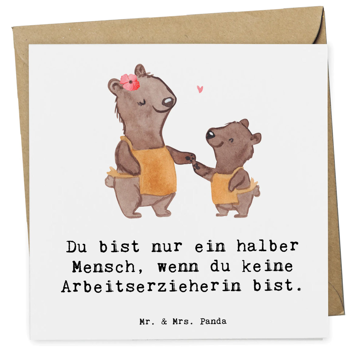 Deluxe Karte Arbeitserzieherin Herz Klappkarte, doppelkarte, Glückwunschkarte, Grußkarte, faltkarte, anlasskarte, Kollegin, Rente, Arbeitskollege, Ausbildung, Mitarbeiter, Abschied, Firma, Kollege, Jubiläum, Dankeschön, Beruf, Danke, Schenken, Geschenk, Studium, Arbeitspädagogin, Arbeitserzieherin