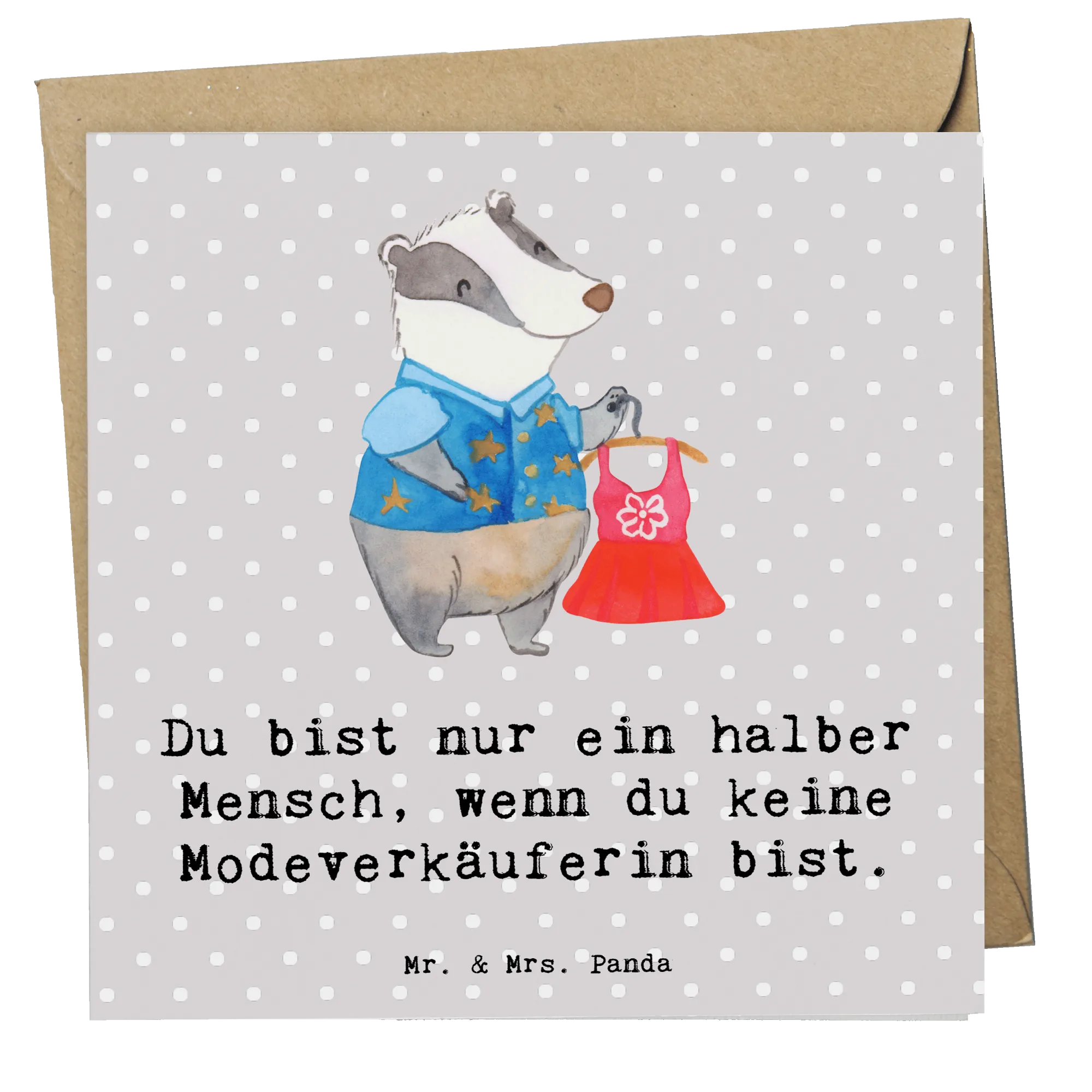 Deluxe Card Fashion saleswoman heart