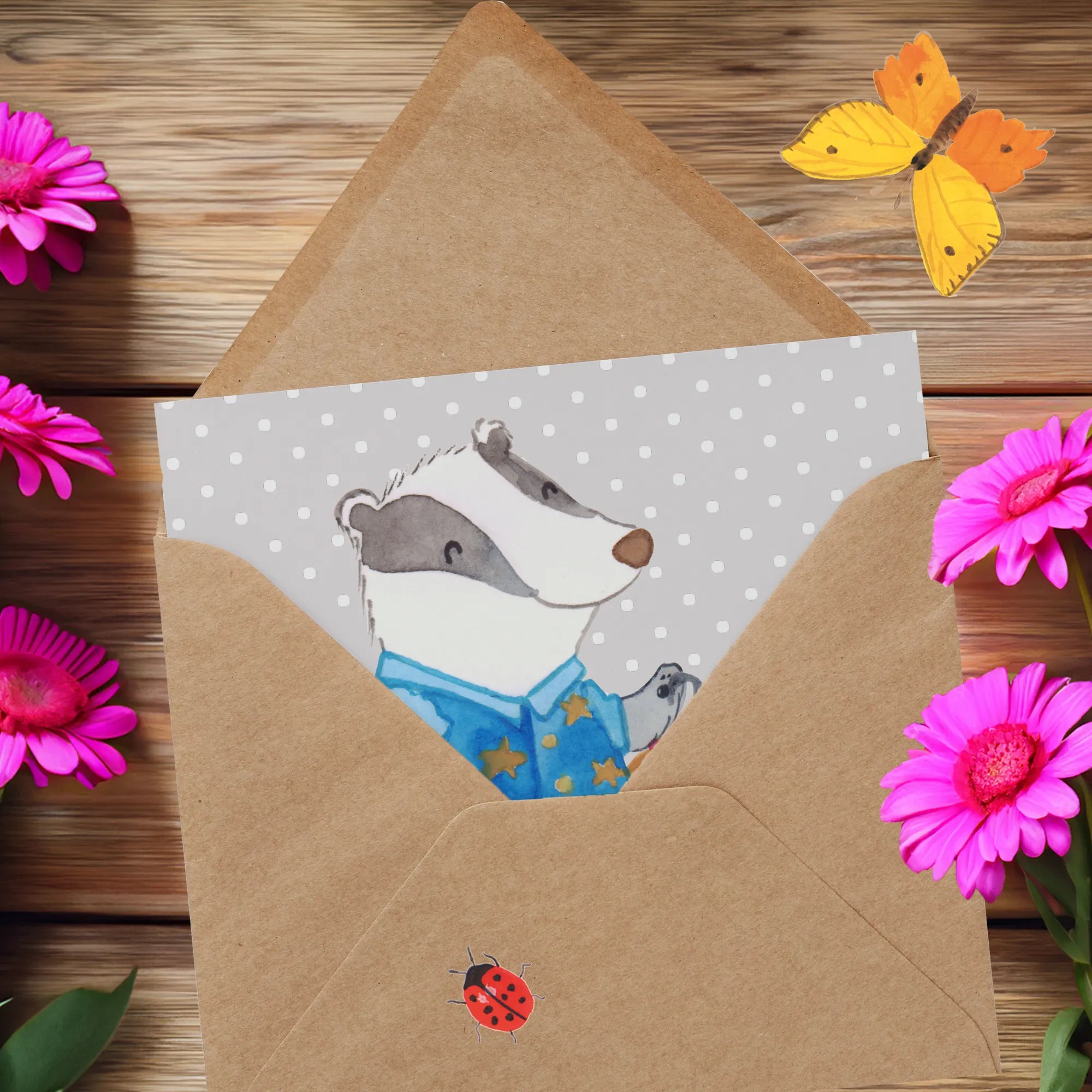 Deluxe Card Fashion saleswoman heart
