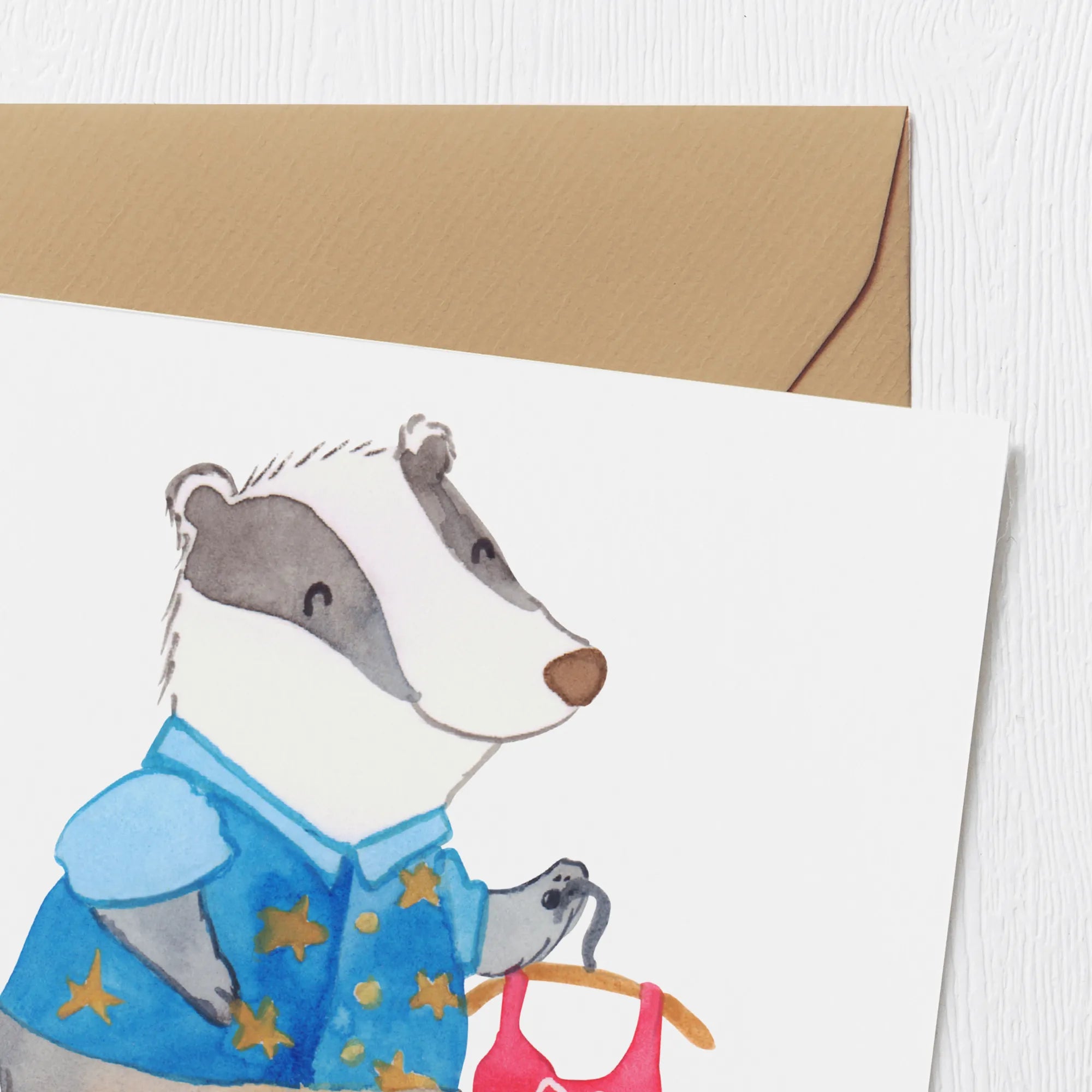 Deluxe Card Fashion saleswoman heart