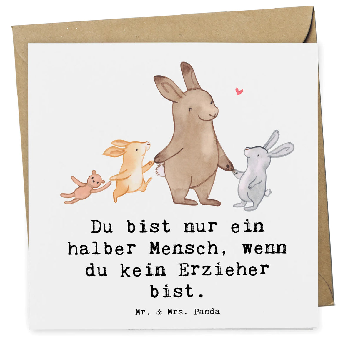 Deluxe Karte Erzieher Herz