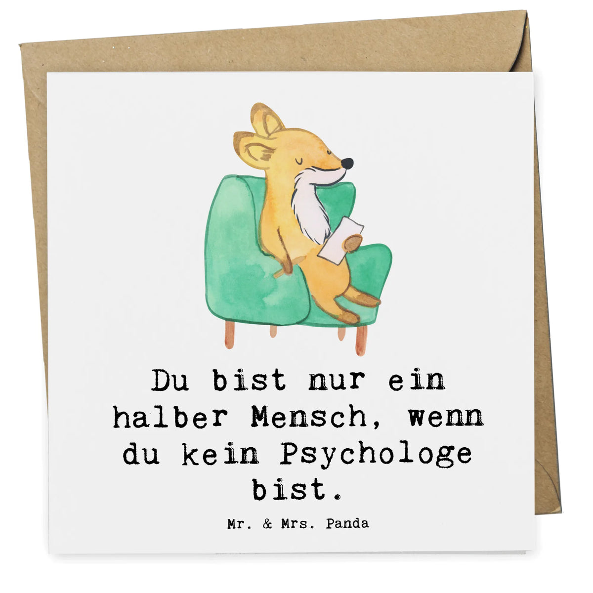 Deluxe Karte Psychologe Herz