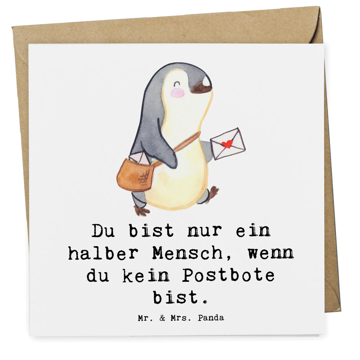 Deluxe Karte Postbote Herz doppelkarte, Glückwunschkarte, faltkarte, Grußkarte, anlasskarte, Klappkarte, Kollegin, Rente, Arbeitskollege, Ausbildung, Mitarbeiter, Abschied, Firma, Kollege, Jubiläum, Dankeschön, Beruf, Danke, Schenken, Geschenk, Postler, Briefzusteller, Briefträger, Postbote