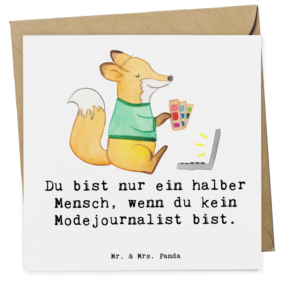 Deluxe Karte Modejournalist Herz