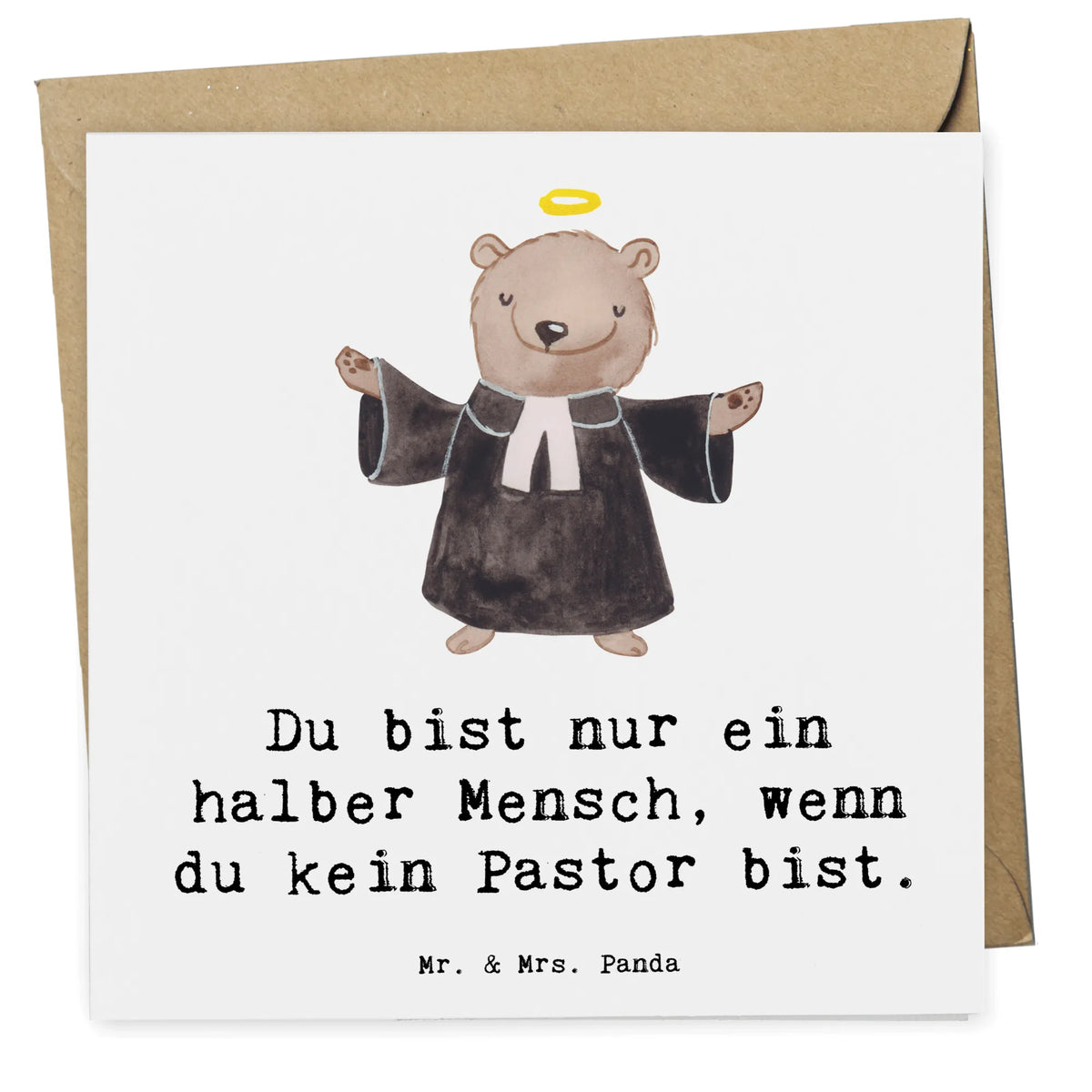 Deluxe Card Pastor heart gift, sayings, gift idea, best, farewell gift, passing exam, anniversary, retirement, promotion, job start, profession