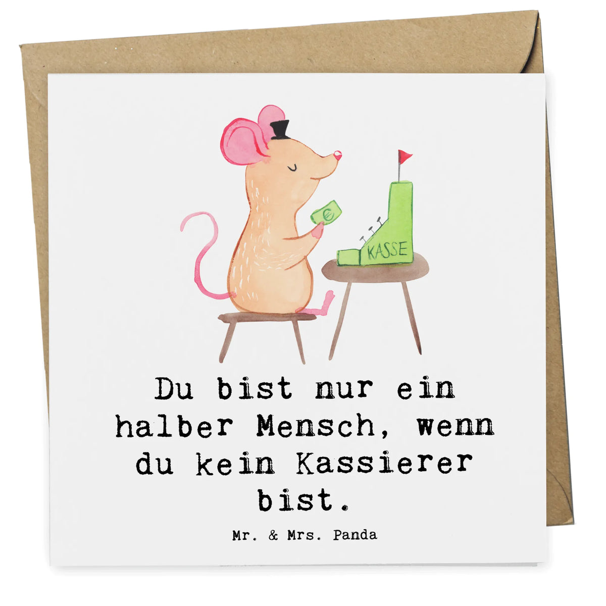 Deluxe Karte Kassierer Herz