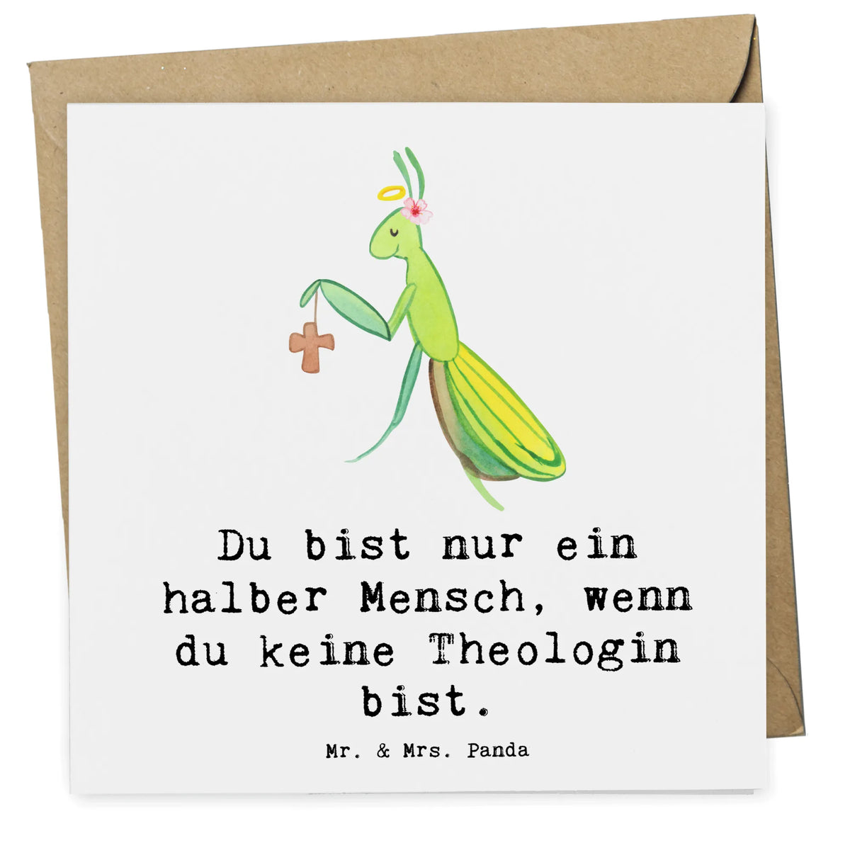 Deluxe Karte Theologin Herz