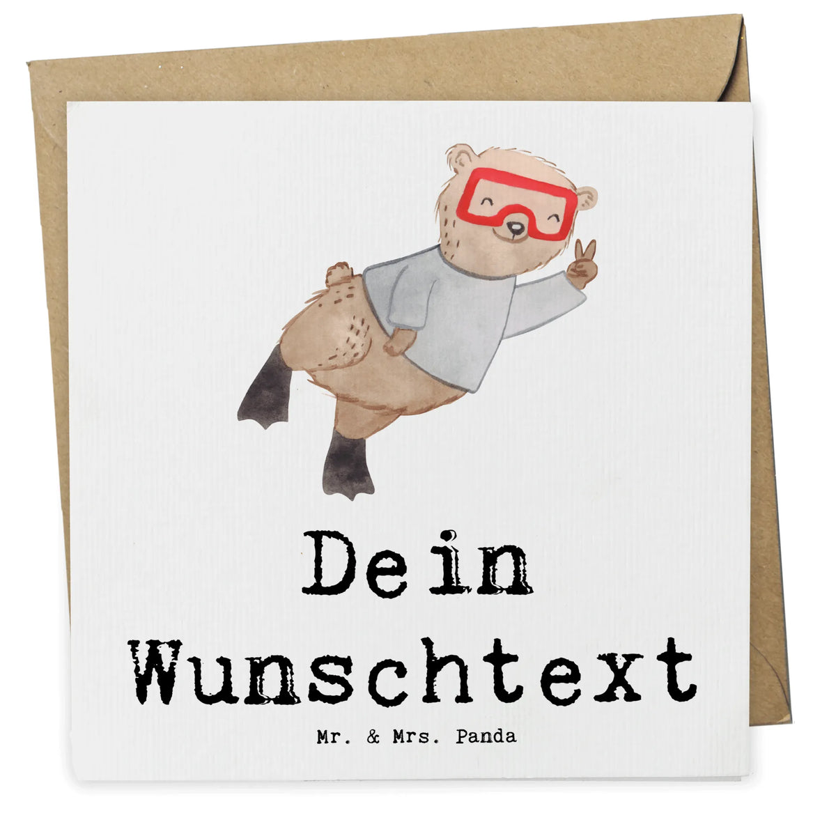 Personalisierte Deluxe Karte Bär Tauchen Personalisierte Postkarte, grußkarte personalisiert, Grußkarten Personalisiert, Personalisierte Karten, Personalisierte Grußkarte, Grußkarte personalisierbar, individuelle grußkarte, karte personalisiert, Personalisierte Karte, Personalisierte Grußkarten, Postkarte personalisiert, Geschenk, Schenken, Sport, Sportart, Hobby, Danke, Dankeschön, Auszeichnung, Gewinn, Sportler, Tauchgang, Dive, Diving, Schnorcheln, Tauchen, Tauchschule