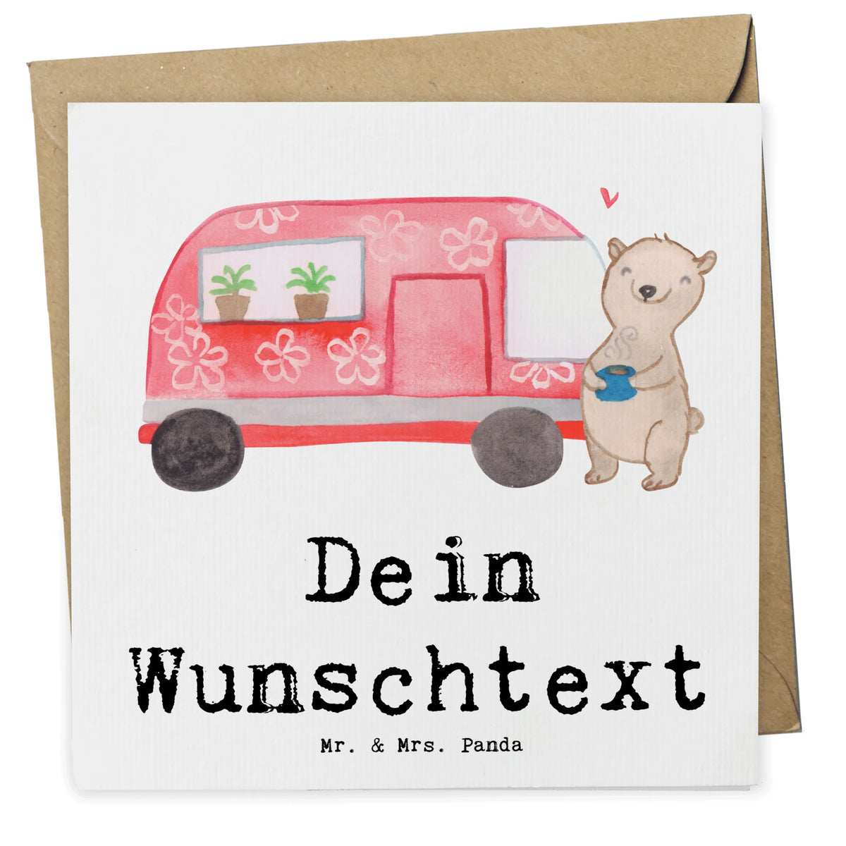 Personalisierte Deluxe Karte Bär Camper Postkarte personalisiert, Personalisierte Grußkarten, grußkarte personalisiert, Personalisierte Karten, Grußkarten Personalisiert, Personalisierte Grußkarte, karte personalisiert, individuelle grußkarte, Personalisierte Postkarte, Personalisierte Karte, Grußkarte personalisierbar, Geschenk, Schenken, Sport, Sportart, Hobby, Danke, Dankeschön, Auszeichnung, Gewinn, Sportler, Zelten, Roadtrip, Campingplatz, Camper, Wohnmobil, Urlaub, Campen
