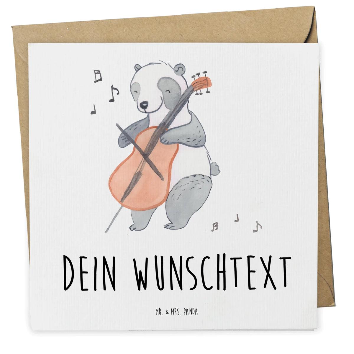 Personalisierte Deluxe Karte Panda Cello Grußkarte personalisierbar, Grußkarten Personalisiert, Personalisierte Karte, karte personalisiert, Personalisierte Karten, Personalisierte Grußkarte, individuelle grußkarte, Postkarte personalisiert, Personalisierte Grußkarten, grußkarte personalisiert, Personalisierte Postkarte, Instrumente, Geschenke Musiker, Musikliebhaber, Klassik, Panda, Orchester, Bogen, Cello, Kammermusik, Barock, Streicher, Saiteninstrument