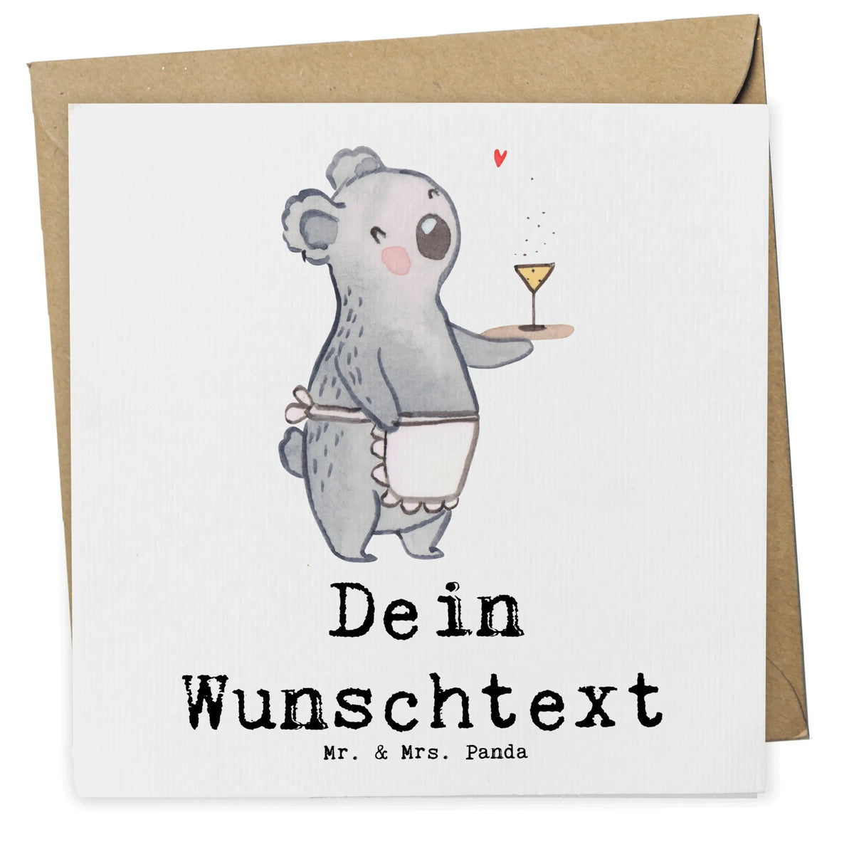 Personalized Deluxe Card Waitress heart grußkarte personalisiert, Postkarte personalisiert, Grußkarte personalisierbar, Personalisierte Grußkarten, Personalisierte Karten, Grußkarten Personalisiert, Personalisierte Postkarte, individuelle grußkarte, Personalisierte Grußkarte, Personalisierte Karte, karte personalisiert, Geschenk, Schenken, Jubiläum, Danke, Dankeschön, Beruf, Ausbildung, Abschied, Rente, Kollege, Kollegin, Arbeitskollege, Mitarbeiter, Firma, Restaurant, Kellnerin, Servicekraft