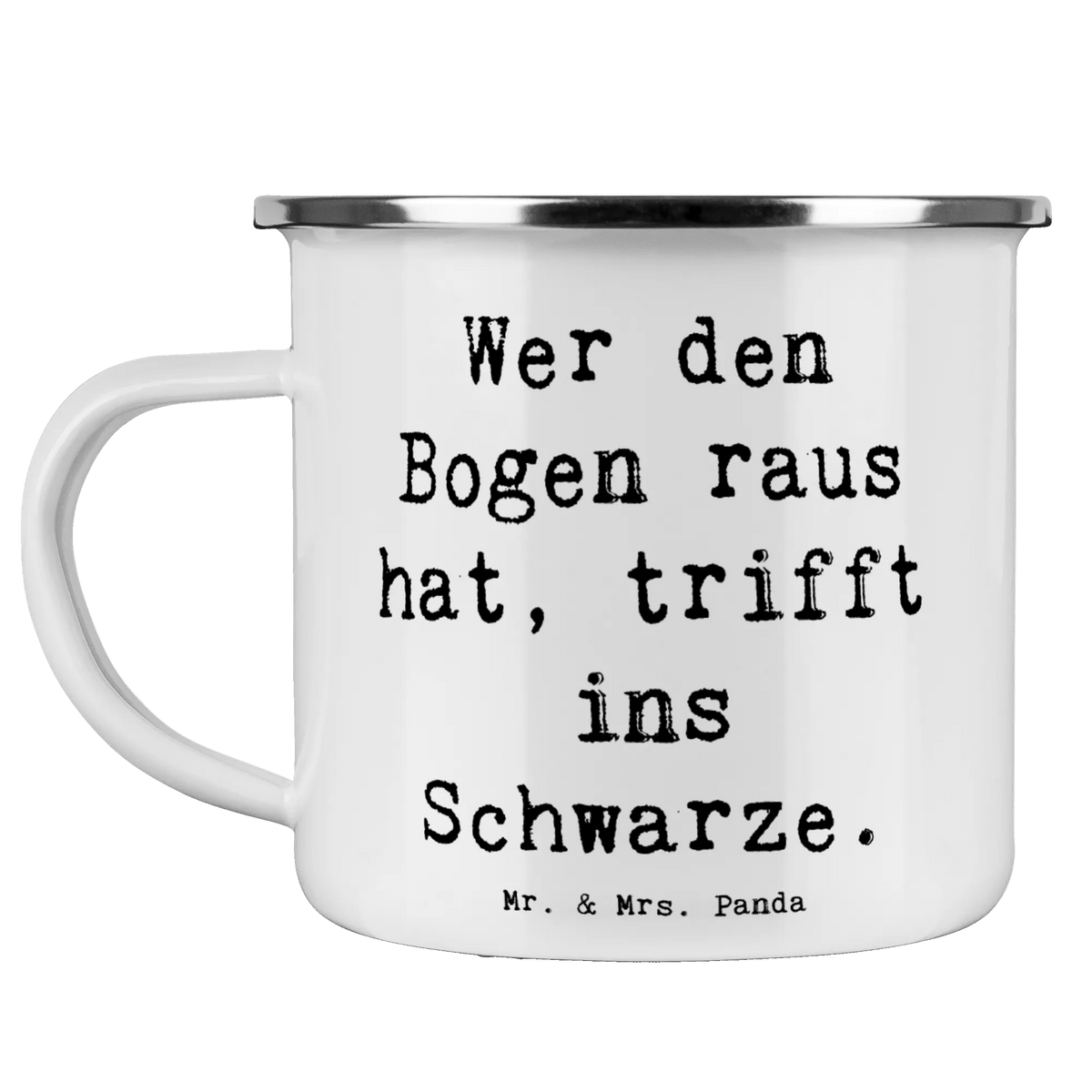 Camping Emaille Tasse Spruch Bogensport Meister Blechtasse, Emailletasse, reisetasse, Campingbecher, Reisebecher, Outdoor Becher, Motivtasse, Haferl, outdoortasse, blechbecher, Kaffeepott, Outdoor Tasse, Teebecher, Teetasse, Tasse Emaille, wandertasse, wanderbecher, Emaille Tasse, becher emaille, Emaille Becher, metallbecher, emaillebecher, Pott, Campingtasse, Geschenk, Schenken, Sport, Sportart, Hobby, Danke, Dankeschön, Auszeichnung, Gewinn, Sportler