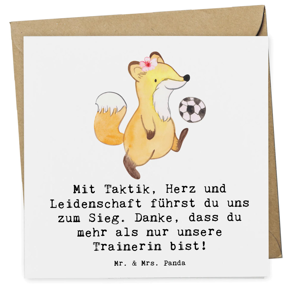 Deluxe Karte Fussball Trainerin faltkarte, Glückwunschkarte, Grußkarte, doppelkarte, anlasskarte, Klappkarte, Geschenk, Schenken, Sport, Sportart, Hobby, Danke, Dankeschön, Auszeichnung, Gewinn, Sportler