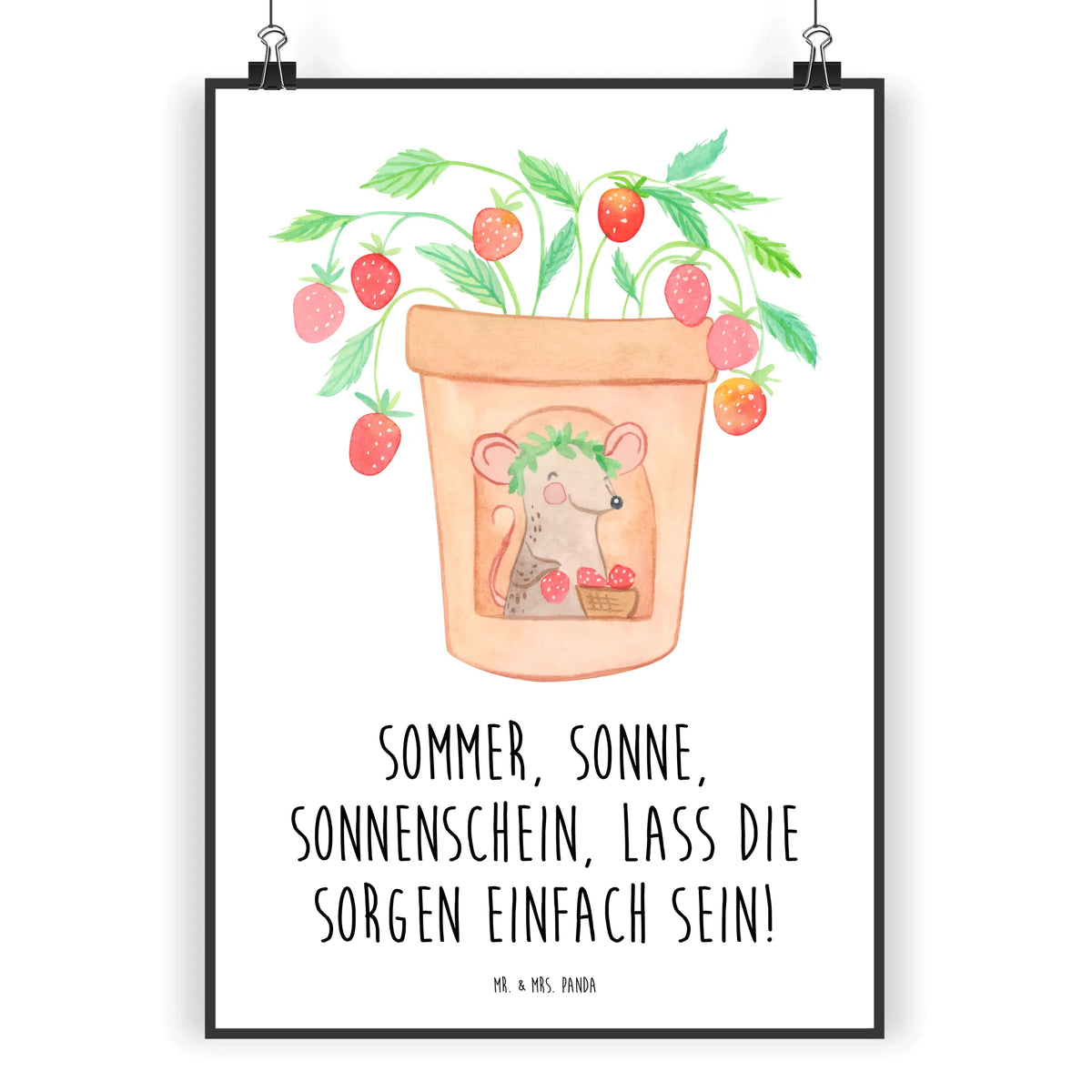 Poster Sommer, Sonne, Sonnenschein, lass die Sorgen einfach sein! vacation themes, summer themes, summer products, products for vacationers
