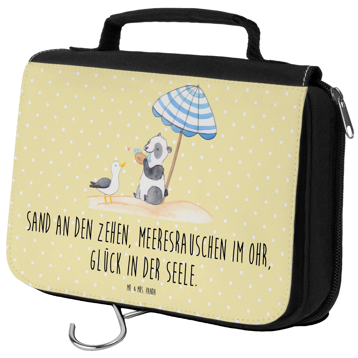 Kulturbeutel Sommer Meer Glück Badetasche, Toilettentasche, Reise-Kulturtasche, Waschbeutel, Kosmetiktasche, Kulturtäschchen, Kulturbeutel, Kosmetikbeutel, Kosmetiktäschchen, Duschbeutel, Reisebeutel, Schminktasche, Schminkbeutel, Kulturtasche, Hygienetasche, Waschtasche, Hygienebeutel, Make-Up Tasche, Necessaire, Beauty Case, Beautycase, Sommer, Sommermotive, Urlaubsmotive, Produkte für Urlauber, Sommer Produkte