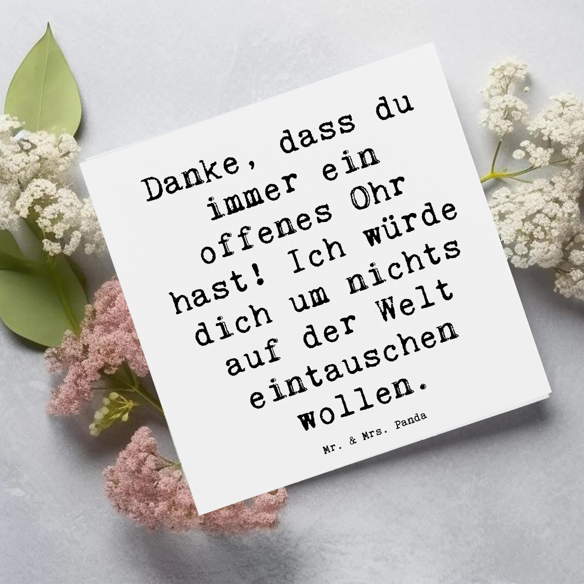 Deluxe Karte Spruch Freund fürs Leben