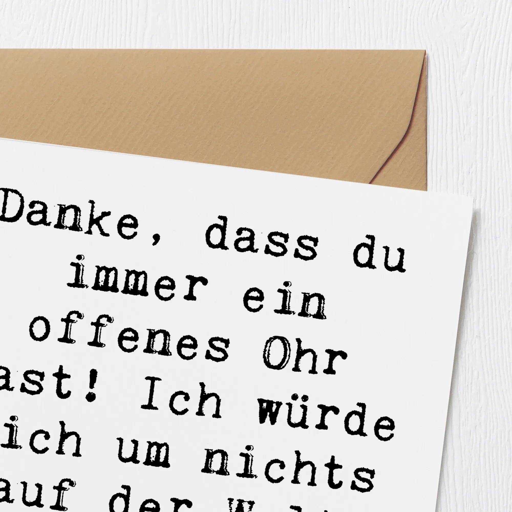 Deluxe Karte Spruch Freund fürs Leben