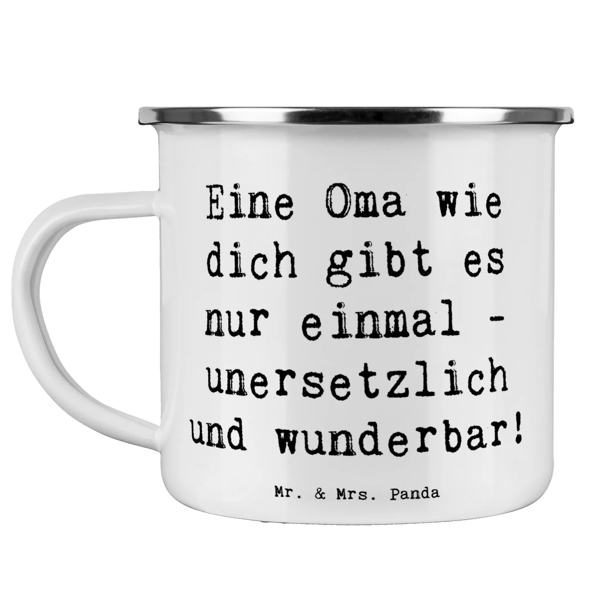 Camping Emaille Tasse Spruch Einzigartige Oma reisetasse, wandertasse, Teebecher, Teetasse, emaillebecher, Campingbecher, Tasse Emaille, Outdoor Becher, Haferl, Motivtasse, wanderbecher, Pott, Reisebecher, Emaille Becher, blechbecher, Outdoor Tasse, Emaille Tasse, outdoortasse, Blechtasse, Campingtasse, Kaffeepott, metallbecher, Emailletasse, becher emaille, Dekoration, sprüche, zitate, spruch kollektion, inspiration, motivation, lebensweisheiten, geschenkideen, wanddeko, wohnaccessoires, sprüche sammlung, schöne sprüche, glück, liebe, freude, Lächeln, alltag verschönern, nachhaltige geschenke, Kreativ, Einzigartig, shopify, mr and mrs panda
