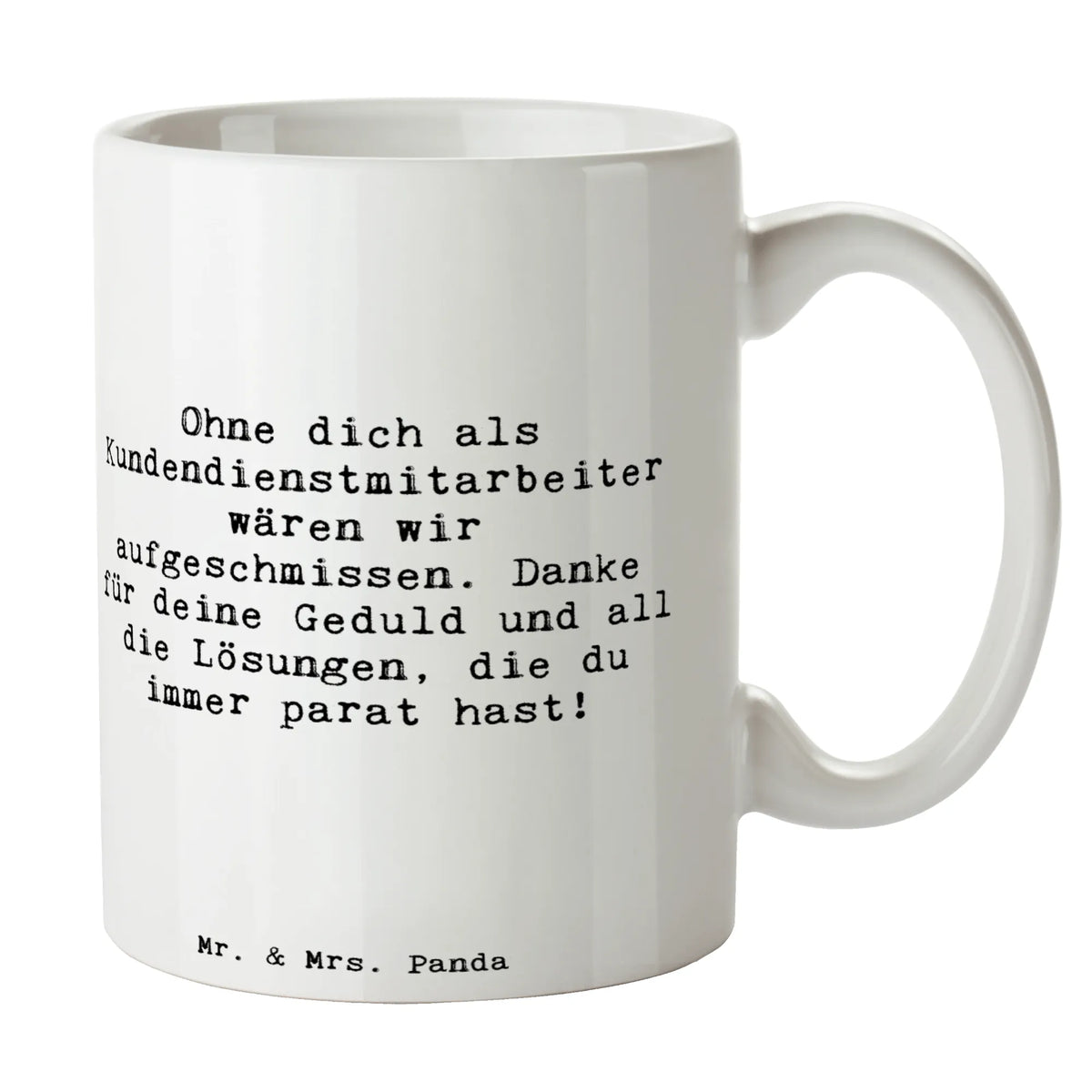 Tasse Spruch Kundendienstmitarbeiter Held