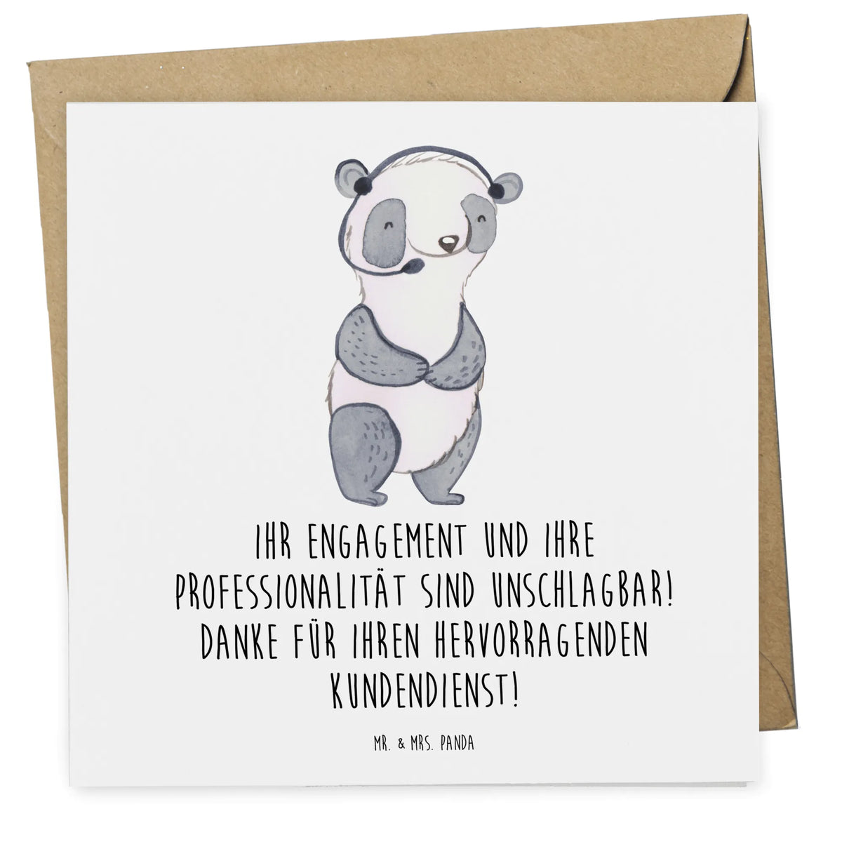 Deluxe Karte Kundendienstmitarbeiter Held
