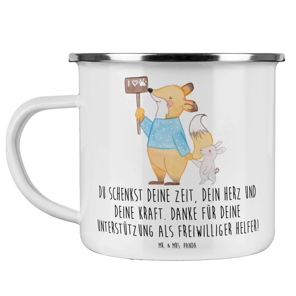 Camping Emaille Tasse Freiwilliger Dank Tasse Emaille, Outdoor Tasse, Outdoor Becher, blechbecher, Motivtasse, Reisebecher, reisetasse, emaillebecher, metallbecher, Teetasse, wanderbecher, Haferl, outdoortasse, becher emaille, Pott, Emaille Becher, Emailletasse, Campingbecher, Teebecher, Blechtasse, Campingtasse, Kaffeepott, Emaille Tasse, wandertasse, Dekoration, sprüche, zitate, spruch kollektion, inspiration, motivation, lebensweisheiten, geschenkideen, wanddeko, wohnaccessoires, sprüche sammlung, schöne sprüche, glück, liebe, freude, Lächeln, alltag verschönern, nachhaltige geschenke, Kreativ, Einzigartig, shopify, mr and mrs panda