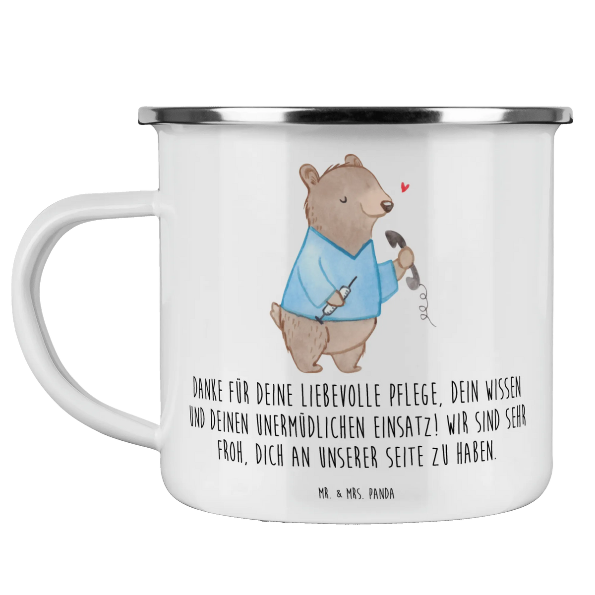 Camping Emaille Tasse Dankbare Pflegekraft wandertasse, Emailletasse, Campingtasse, outdoortasse, Outdoor Tasse, Kaffeepott, Teebecher, Campingbecher, blechbecher, becher emaille, Emaille Tasse, Emaille Becher, Haferl, wanderbecher, Teetasse, Reisebecher, metallbecher, Pott, emaillebecher, Motivtasse, Outdoor Becher, Tasse Emaille, reisetasse, Blechtasse, Dekoration, sprüche, zitate, spruch kollektion, inspiration, motivation, lebensweisheiten, geschenkideen, wanddeko, wohnaccessoires, sprüche sammlung, schöne sprüche, glück, liebe, freude, Lächeln, alltag verschönern, nachhaltige geschenke, Kreativ, Einzigartig, shopify, mr and mrs panda