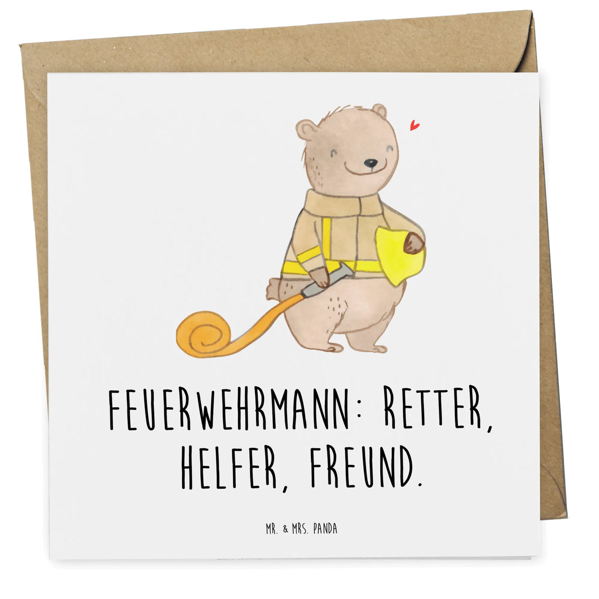 Deluxe Karte Feuerwehrmann Rettungsheld doppelkarte, Grußkarte, faltkarte, Klappkarte, Glückwunschkarte, anlasskarte, Dekoration, sprüche, zitate, spruch kollektion, inspiration, motivation, lebensweisheiten, geschenkideen, wanddeko, wohnaccessoires, sprüche sammlung, schöne sprüche, glück, liebe, freude, Lächeln, alltag verschönern, nachhaltige geschenke, Kreativ, Einzigartig, shopify, mr and mrs panda