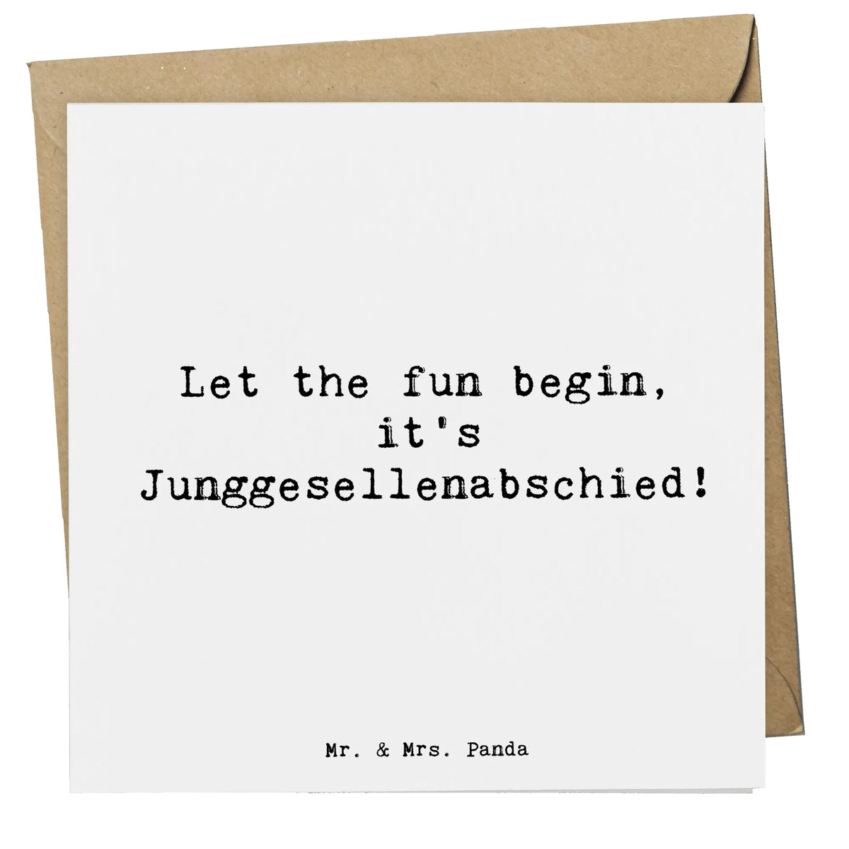 Deluxe Karte Spruch Junggesellenabschied Spaß