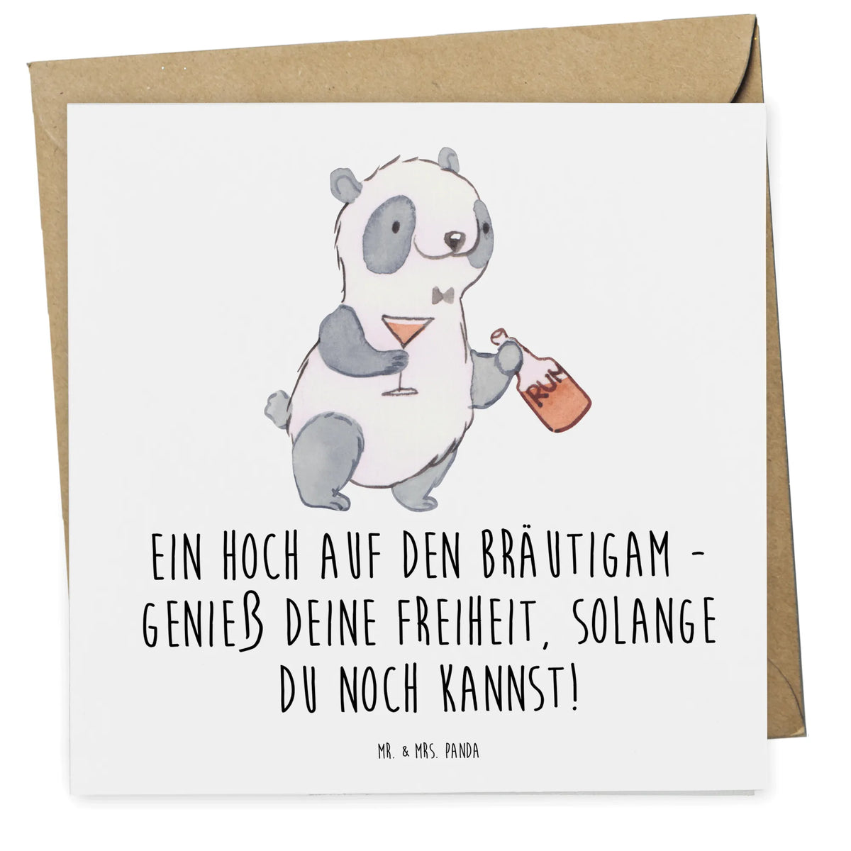 Deluxe Karte Junggesellenabschied Feier