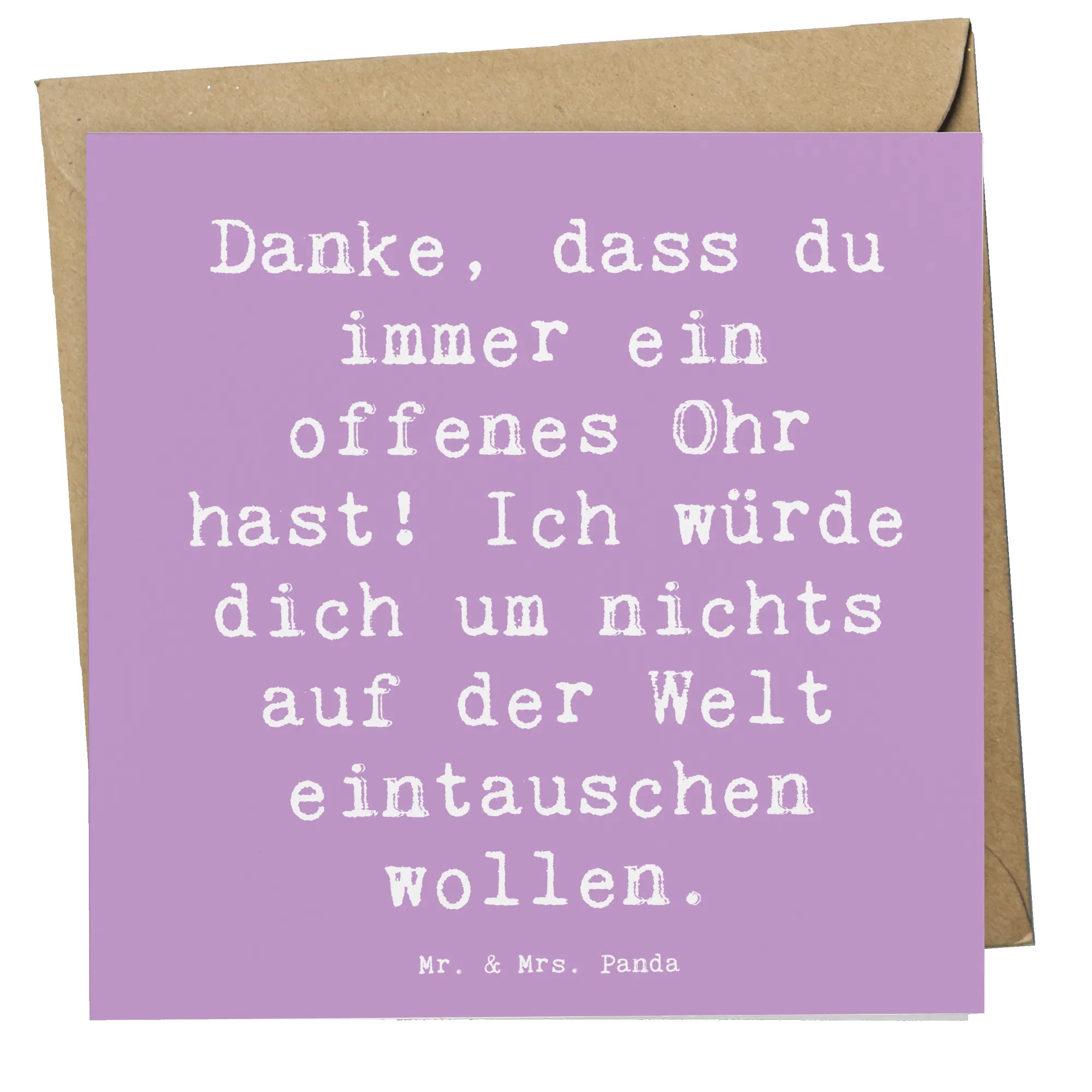 Deluxe Karte Spruch Freund fürs Leben