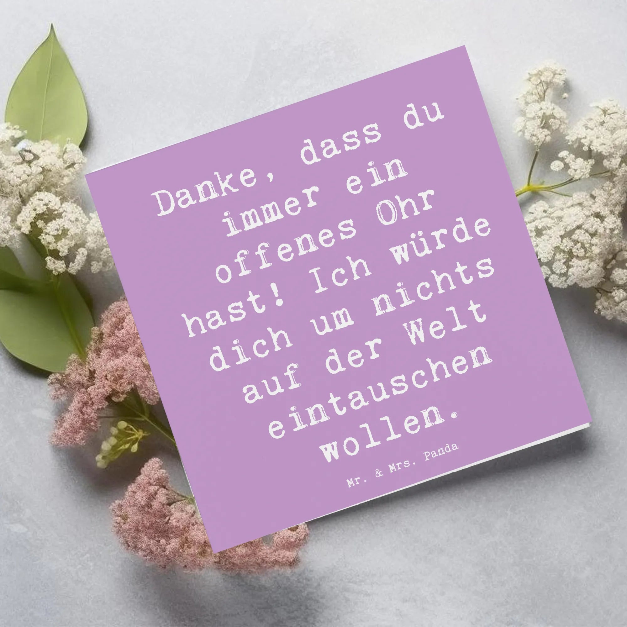 Deluxe Karte Spruch Freund fürs Leben