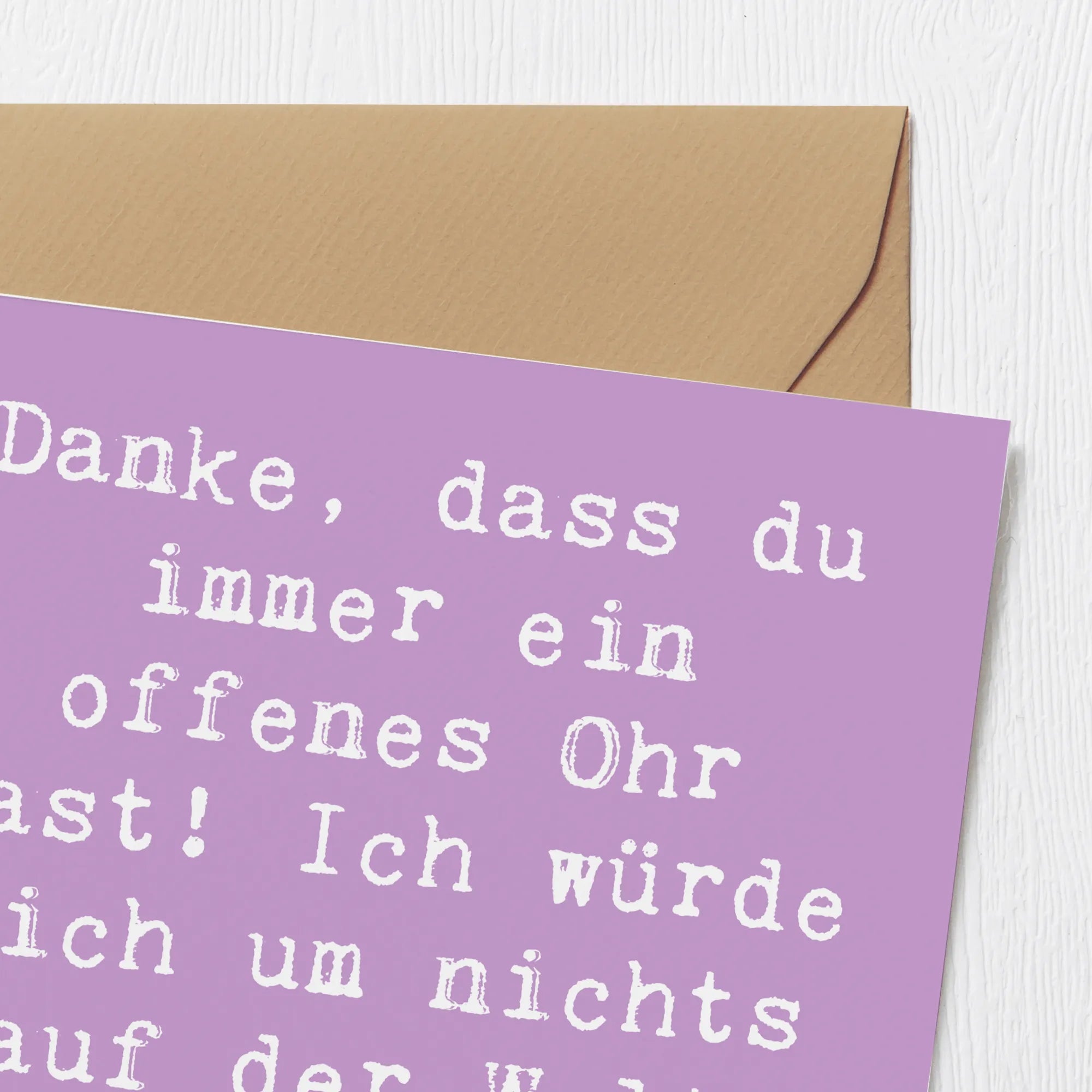 Deluxe Karte Spruch Freund fürs Leben