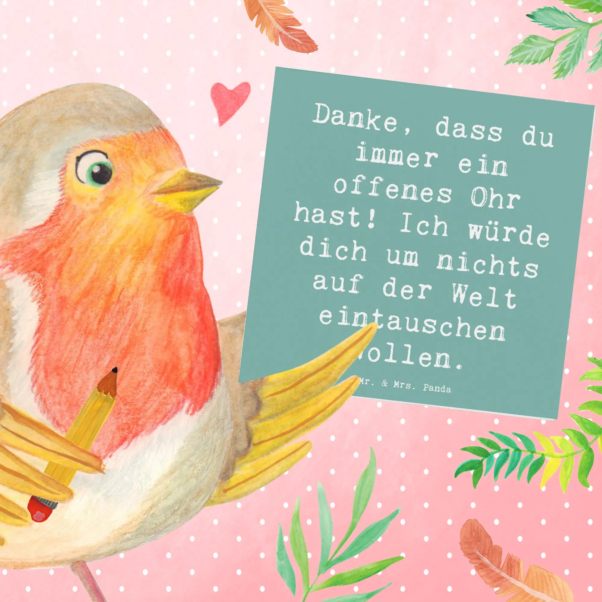 Deluxe Karte Spruch Freund fürs Leben