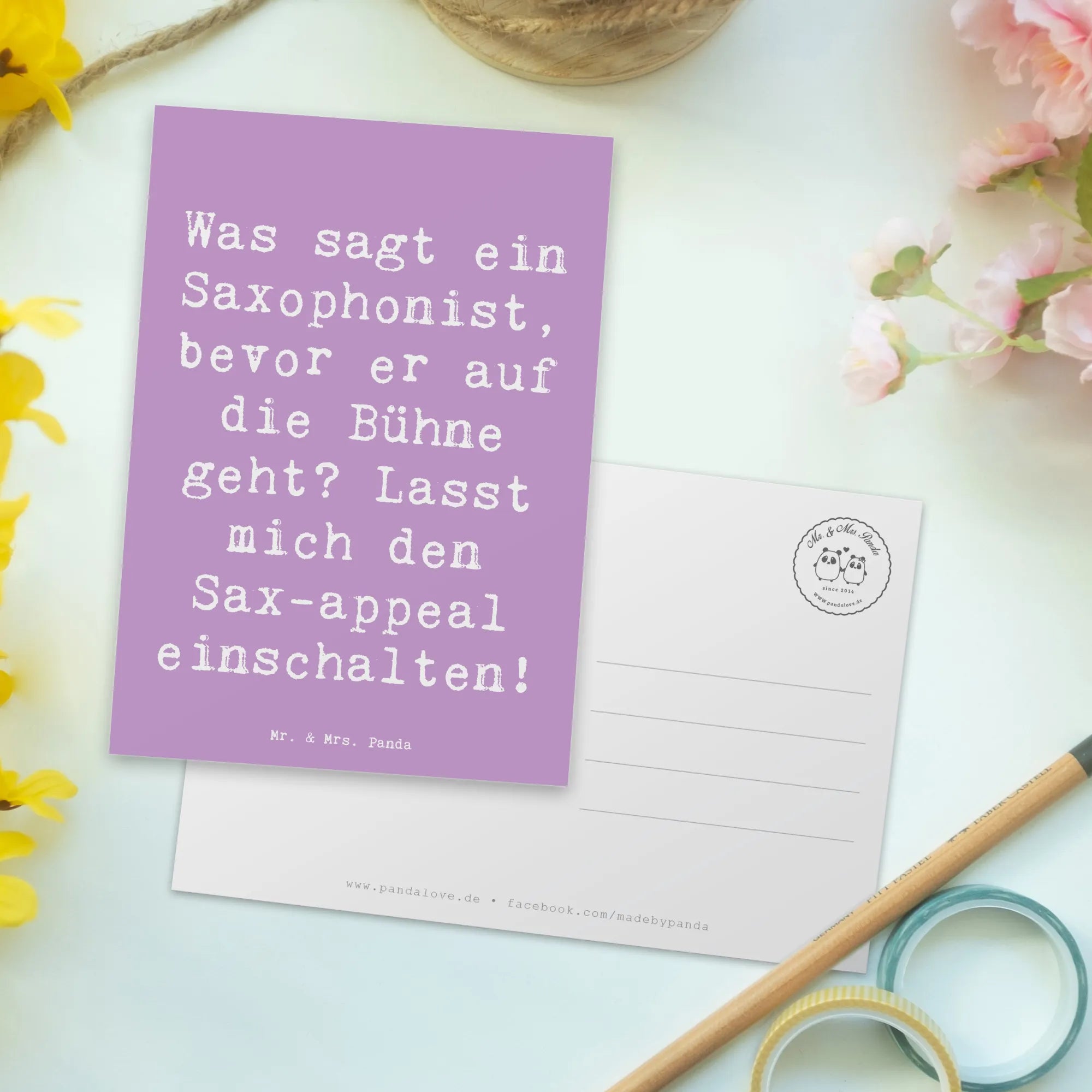 Postkarte Spruch Magischer Saxophon-Charme Designkarte, spruchkarte, Postkarte, Fotokarte, bildkarte, kunstkarte, Postkarten, Grußkarte, einzelkarte, Ansichtskarten, Kunstkarten, Ansichtskarte, Motivkarte, Instrumente, Geschenke Musiker, Musikliebhaber