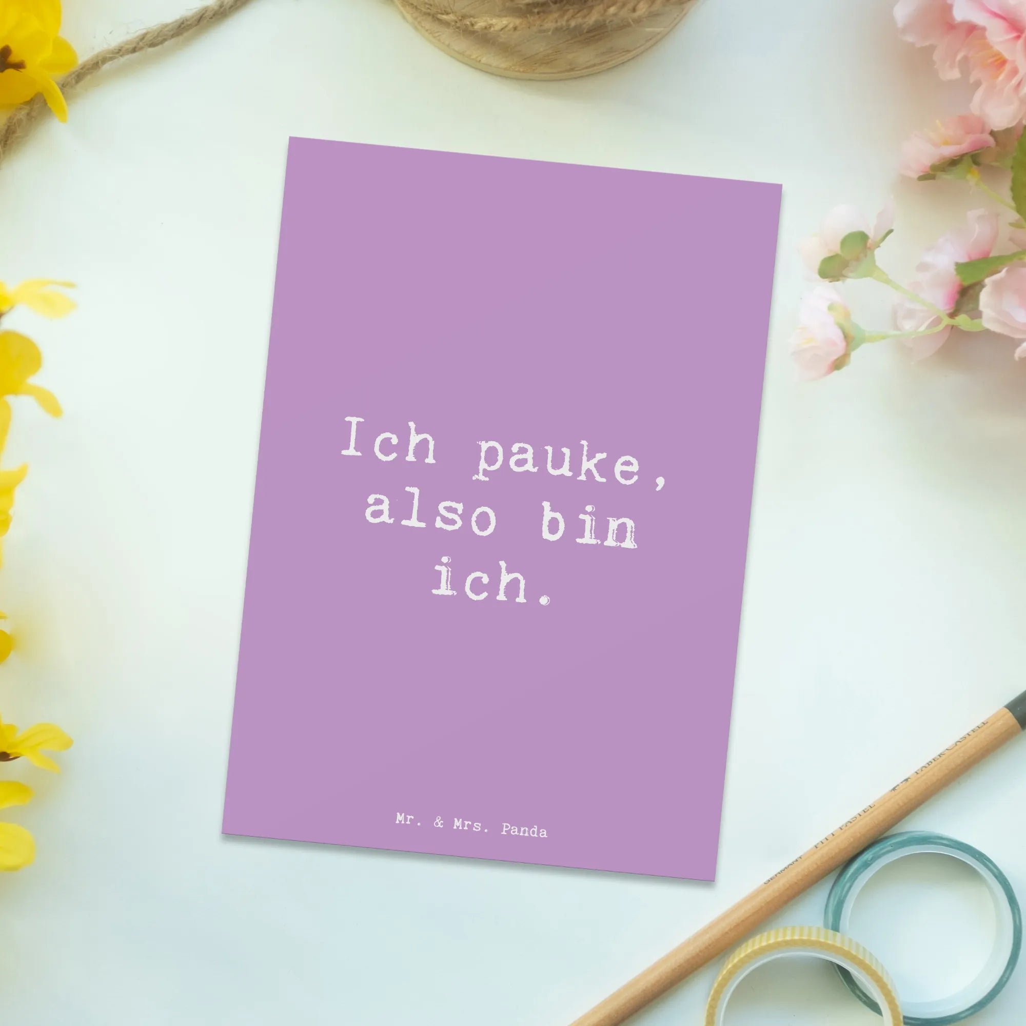 Postkarte Spruch Pauken Motivation Kunstkarten, Motivkarte, Ansichtskarte, spruchkarte, Ansichtskarten, Fotokarte, Grußkarte, Designkarte, bildkarte, kunstkarte, einzelkarte, Postkarte, Postkarten, Geschenke Musiker, Musikliebhaber, Instrumente