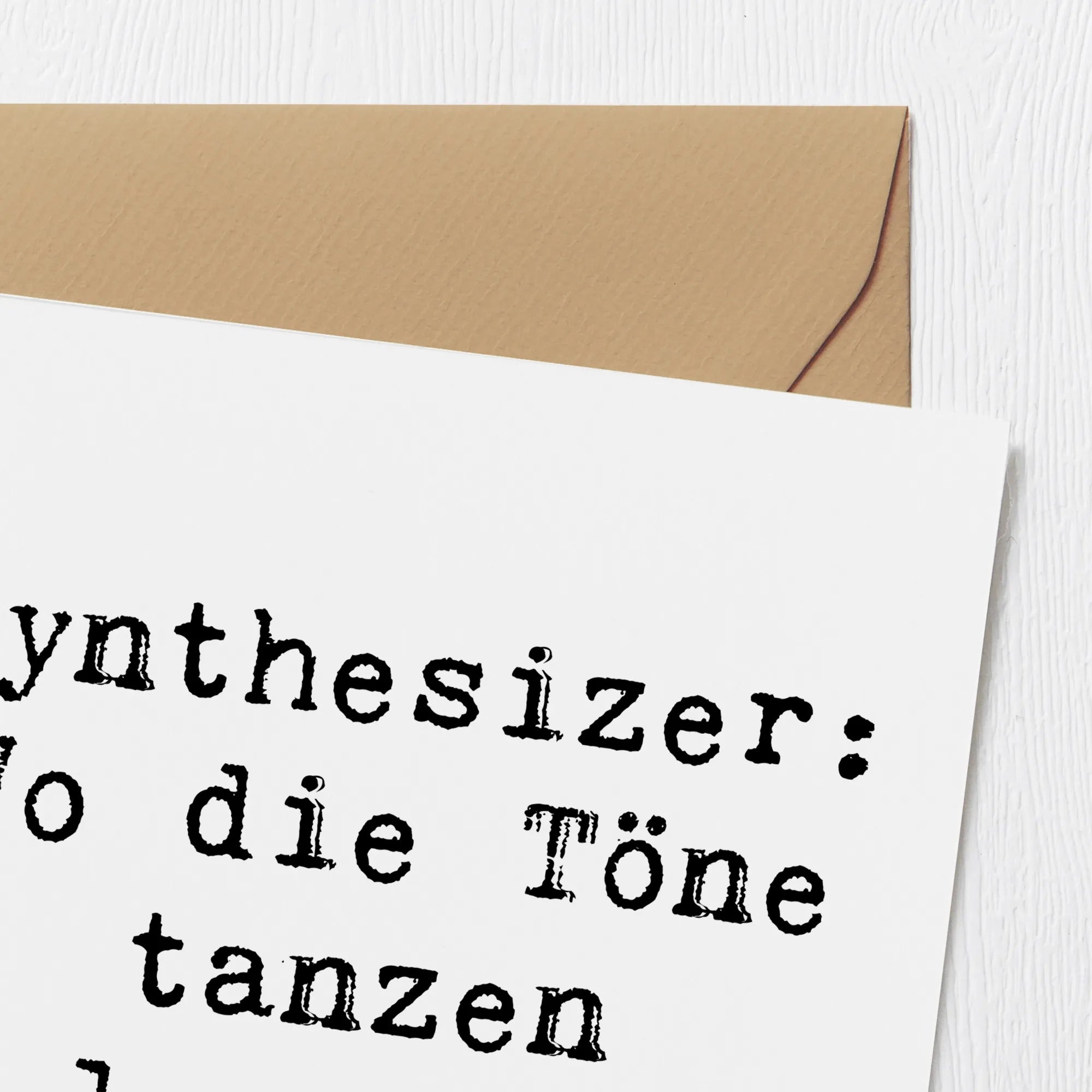 Deluxe Karte Spruch Synthesizer Tanz anlasskarte, Klappkarte, Glückwunschkarte, Grußkarte, doppelkarte, faltkarte, Instrumente, Geschenke Musiker, Musikliebhaber