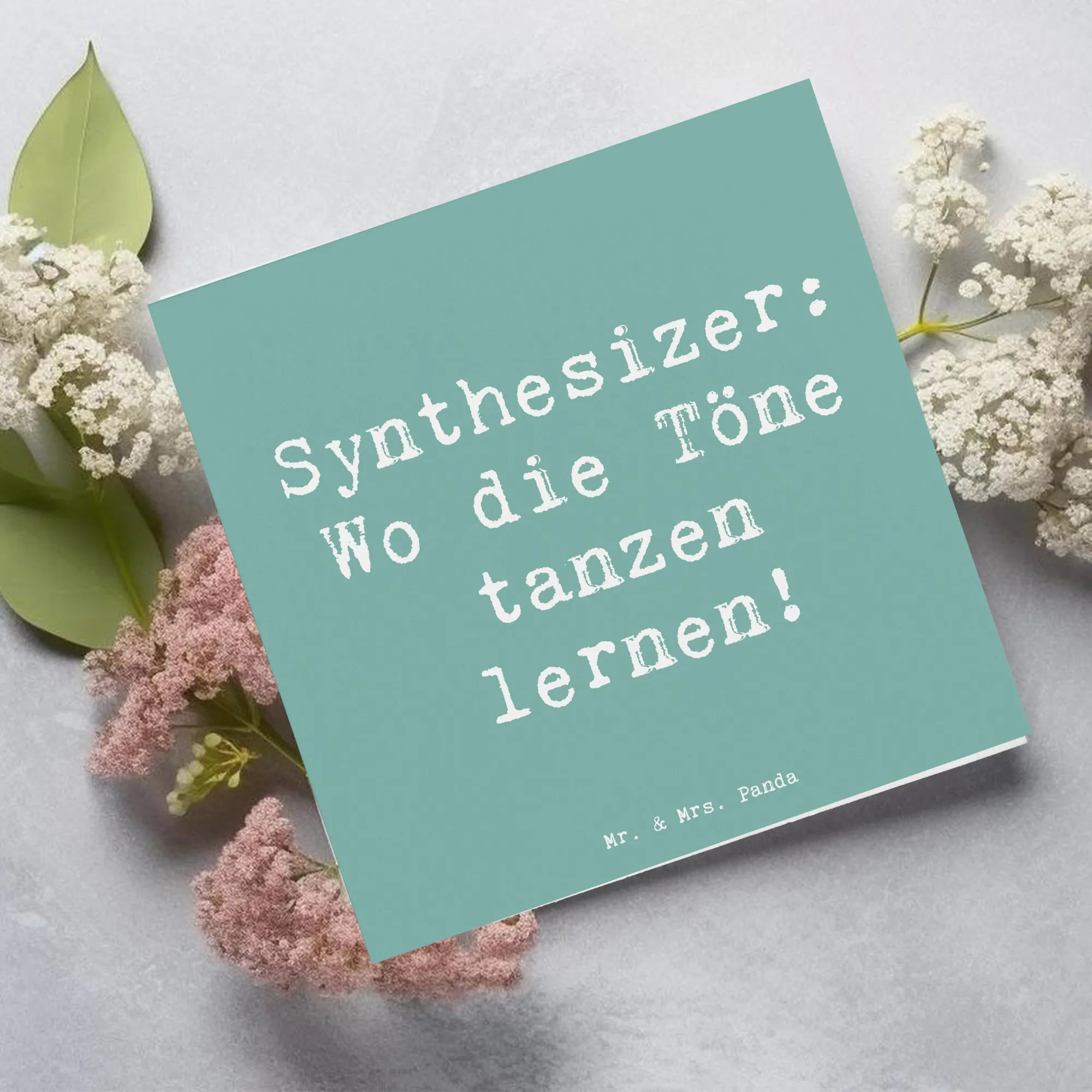 Deluxe Karte Spruch Synthesizer Tanz anlasskarte, Klappkarte, Glückwunschkarte, Grußkarte, doppelkarte, faltkarte, Instrumente, Geschenke Musiker, Musikliebhaber