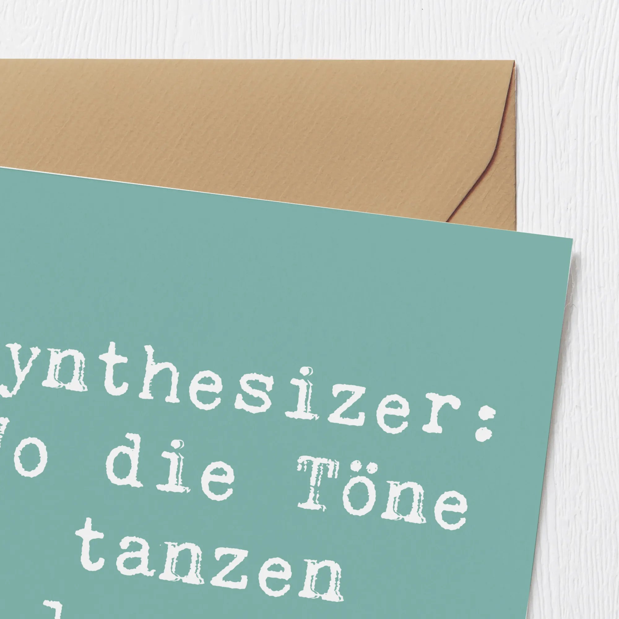 Deluxe Karte Spruch Synthesizer Tanz anlasskarte, Klappkarte, Glückwunschkarte, Grußkarte, doppelkarte, faltkarte, Instrumente, Geschenke Musiker, Musikliebhaber