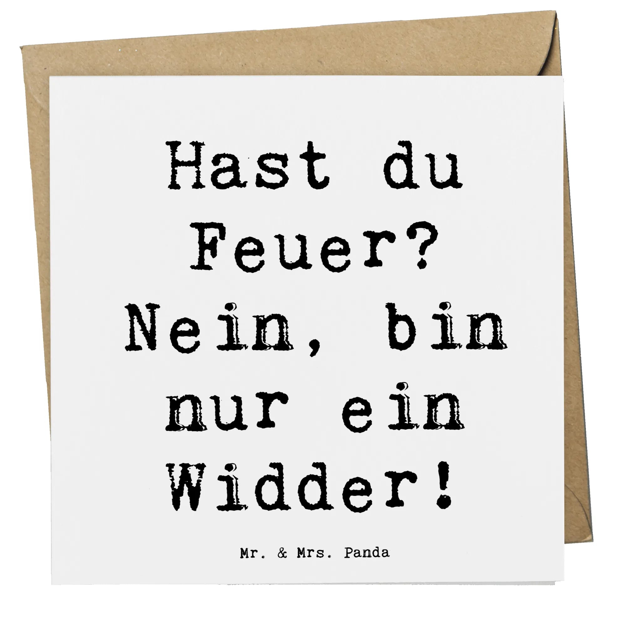 Deluxe Karte Spruch Widder Feuer Glückwunschkarte, doppelkarte, Grußkarte, faltkarte, anlasskarte, Klappkarte, Horoskop, Tierkreiszeichen, Sternzeichen, Aszendent, Astrologie