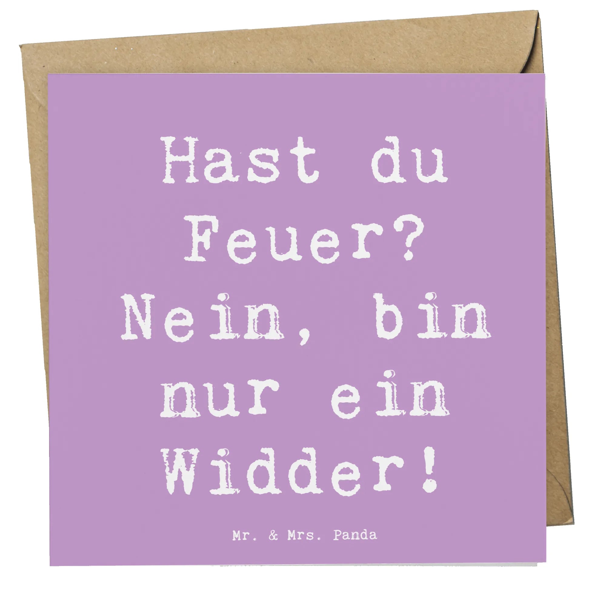 Deluxe Karte Spruch Widder Feuer Glückwunschkarte, doppelkarte, Grußkarte, faltkarte, anlasskarte, Klappkarte, Horoskop, Tierkreiszeichen, Sternzeichen, Aszendent, Astrologie