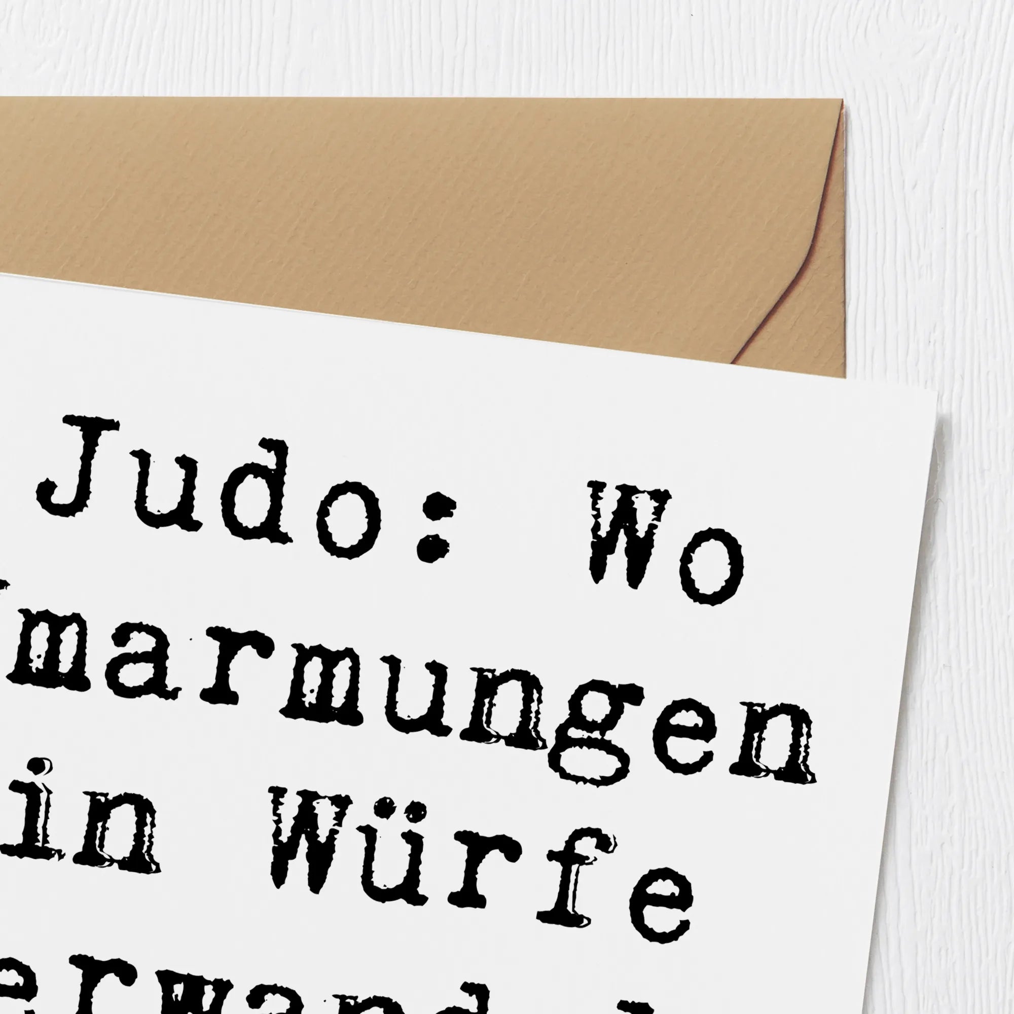 Deluxe Karte Spruch Judo Umarmungen doppelkarte, Glückwunschkarte, Klappkarte, anlasskarte, faltkarte, Grußkarte, Geschenk, Sportler, Schenken, Gewinn, Auszeichnung, Dankeschön, Danke, Hobby, Sportart, Sport