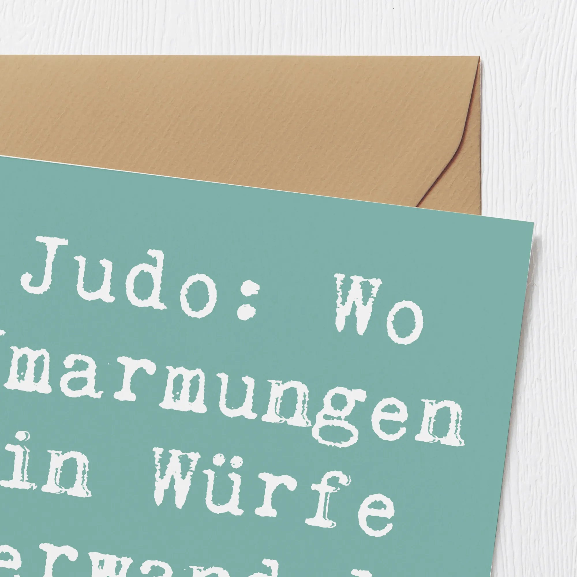 Deluxe Karte Spruch Judo Umarmungen doppelkarte, Glückwunschkarte, Klappkarte, anlasskarte, faltkarte, Grußkarte, Geschenk, Sportler, Schenken, Gewinn, Auszeichnung, Dankeschön, Danke, Hobby, Sportart, Sport