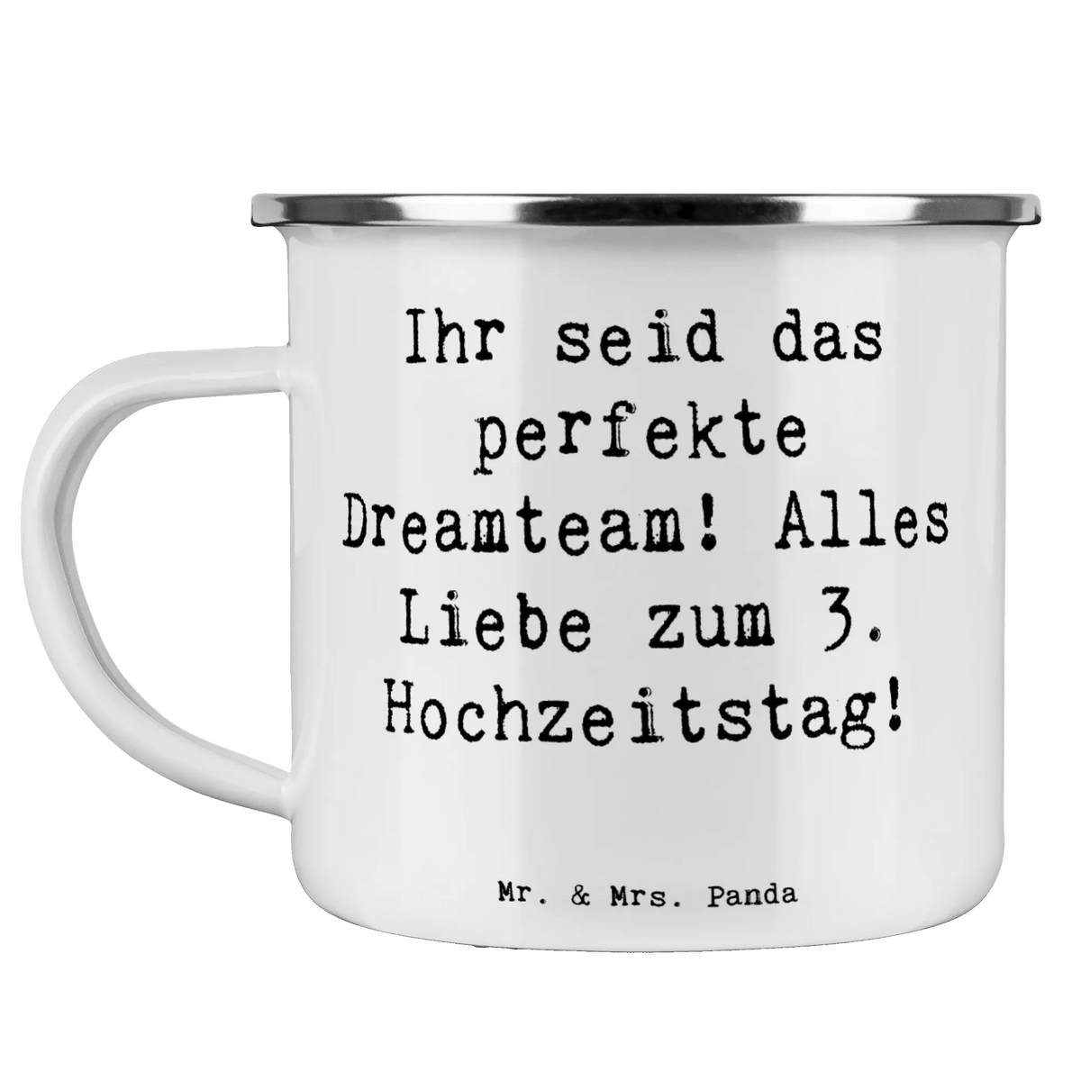 Camping Emaille Tasse Spruch 3. Hochzeitstag Lederhochzeit Dreamteam outdoortasse, becher emaille, Tasse Emaille, wandertasse, wanderbecher, Emailletasse, Campingbecher, Reisebecher, Kaffeepott, Outdoor Tasse, Emaille Becher, emaillebecher, Outdoor Becher, Teetasse, Campingtasse, Pott, blechbecher, Motivtasse, metallbecher, reisetasse, Emaille Tasse, Haferl, Teebecher, Blechtasse, Verlobungsfeier, Hochzeit, Hochzeitskarte, Trauung, Hochzeitsgeschenke für Brautpaar, Hochzeitsfeier, Hochzeitsgeschenk, Hochzeitsgeschenkideen, Ehe, Trauungsgeschenk, Verlobungsgeschenk