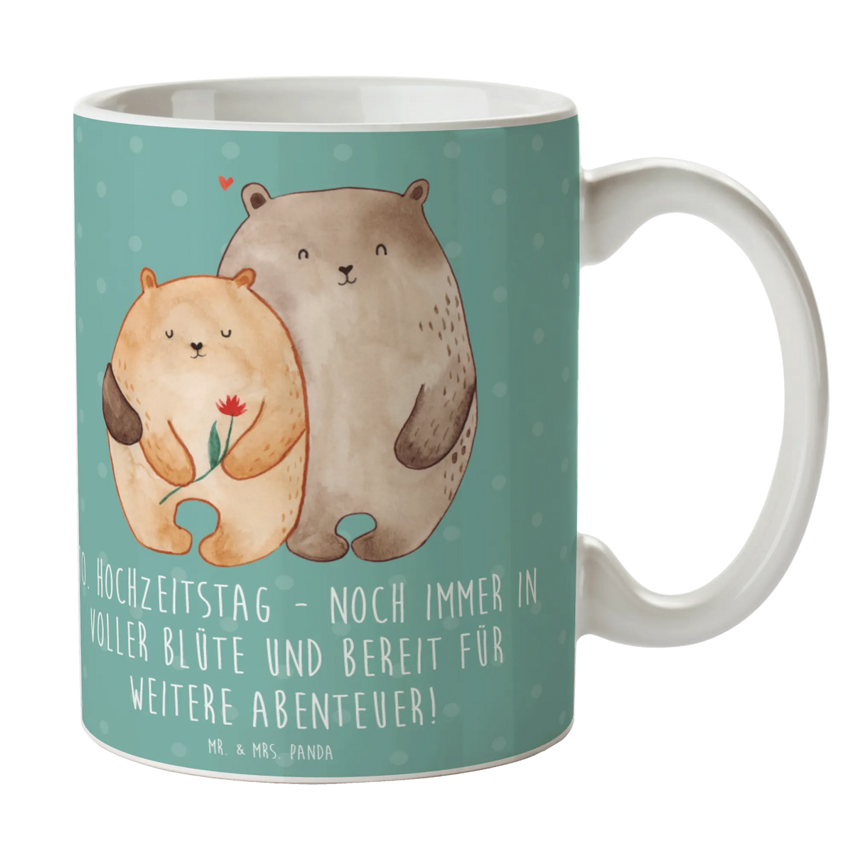 Mug Rosenhochzeit - 10 Jahre voller Liebe, Dankbarkeit und Zusammenhalt. Cheers auf euch! marriage, Wedding, gifts