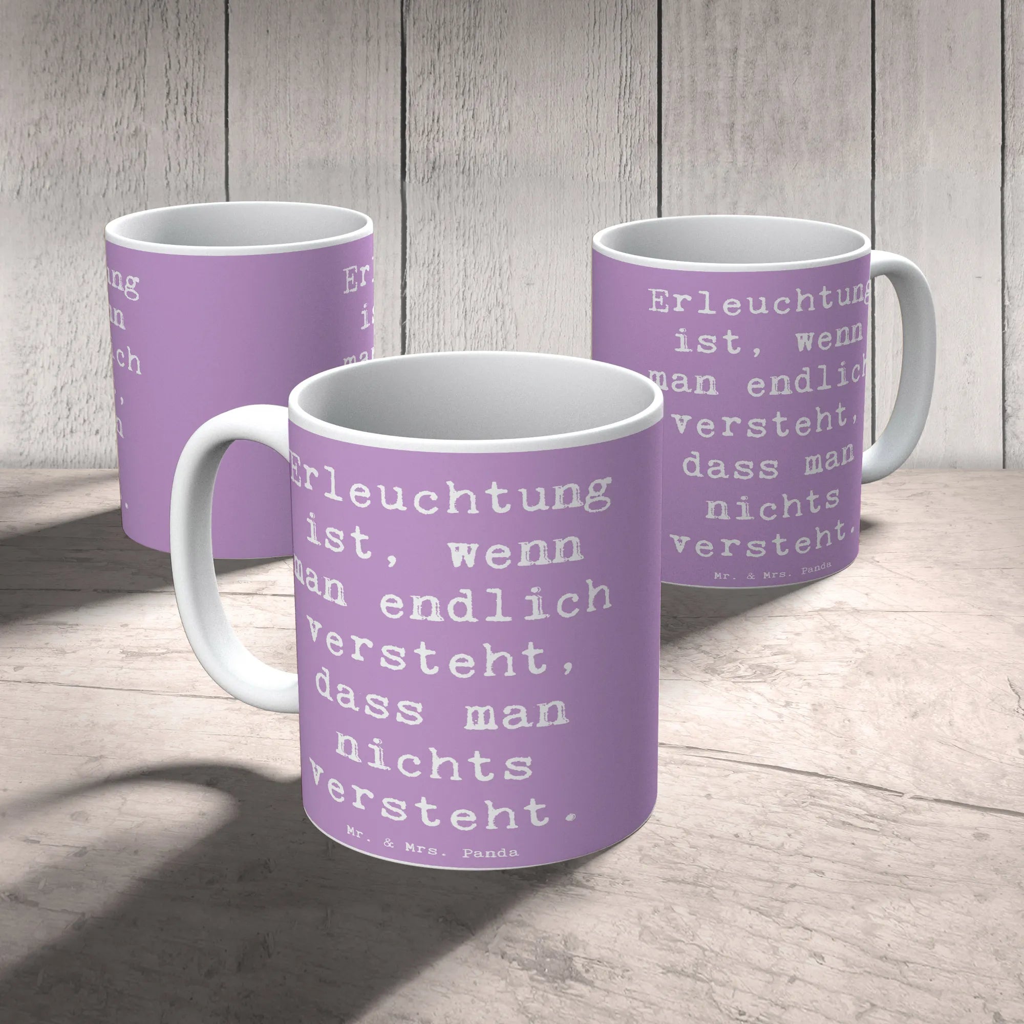 Mug Saying Erleuchtung ist, wenn man endlich versteht, dass man nichts versteht. kaffeebecher keramik, Bedruckte Tasse, Henkelpott, Henkeltasse, statement tasse, Frühstückstasse, Designtasse, Keramiktasse, kaffeetasse bedruckt, cappuccinotasse, Trinkbecher, kaffeetasse keramik, tasse für büro, Kaffeetasse, Keramikbecher, Teebecher, Frühstücksbecher, Tasse mit Spruch, design tasse, haferl, Teetasse, kaffeebecher bedruckt, Dekotasse, milchkaffeetasse, Tasse, Henkelbecher, Motivtasse, Becher, Kakaotasse, Sprüchetasse, schöne tasse, Trinktasse, milchtasse, Kaffeebecher, Teepott, hochwertige tasse, Tasse mit Motiv, Pott, Geschenktasse, tasse für kaffee, Kaffeepott, Bürotasse, heißgetränkebecher, Bürobecher, kakaobecher, mr and mrs panda, Dekoration, sprüche, zitate, spruch kollektion, inspiration, motivation, lebensweisheiten, geschenkideen, wanddeko, wohnaccessoires, sprüche sammlung, schöne sprüche, glück, liebe, freude, Lächeln, alltag verschönern, nachhaltige geschenke, Kreativ, Einzigartig, shopify