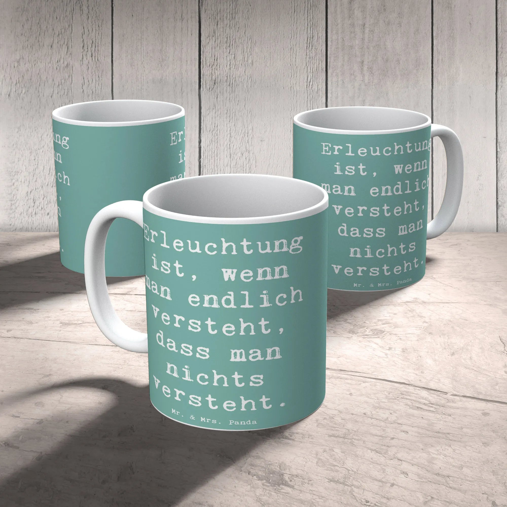 Mug Saying Erleuchtung ist, wenn man endlich versteht, dass man nichts versteht. kaffeebecher keramik, Bedruckte Tasse, Henkelpott, Henkeltasse, statement tasse, Frühstückstasse, Designtasse, Keramiktasse, kaffeetasse bedruckt, cappuccinotasse, Trinkbecher, kaffeetasse keramik, tasse für büro, Kaffeetasse, Keramikbecher, Teebecher, Frühstücksbecher, Tasse mit Spruch, design tasse, haferl, Teetasse, kaffeebecher bedruckt, Dekotasse, milchkaffeetasse, Tasse, Henkelbecher, Motivtasse, Becher, Kakaotasse, Sprüchetasse, schöne tasse, Trinktasse, milchtasse, Kaffeebecher, Teepott, hochwertige tasse, Tasse mit Motiv, Pott, Geschenktasse, tasse für kaffee, Kaffeepott, Bürotasse, heißgetränkebecher, Bürobecher, kakaobecher, mr and mrs panda, Dekoration, sprüche, zitate, spruch kollektion, inspiration, motivation, lebensweisheiten, geschenkideen, wanddeko, wohnaccessoires, sprüche sammlung, schöne sprüche, glück, liebe, freude, Lächeln, alltag verschönern, nachhaltige geschenke, Kreativ, Einzigartig, shopify