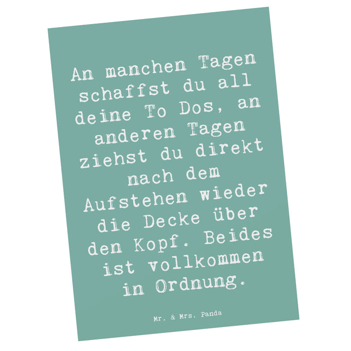 Postkarte Spruch Tapferkeit im Alltag