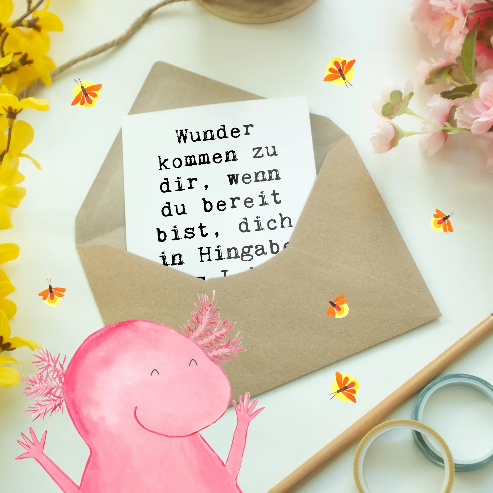 Grußkarte Spruch Wunder Hingabe einladungskarten, babykarte, glückwunschkarten, Grußkarten, abiturkarte, osterkarten, osterkarte, dankeskarten, Beileidskarte, Klappkarte, Glückwunschkarte, neujahrskarte, firmungskarte, kommunionskarte, Motivkarte, jubiläumskarte, spruchkarte, Grußkarte, genesungskarte, hochzeitskarten, vatertagskarte, valentinstagskarte, weihnachtskarten, Einzigartig, Lächeln, wanddeko, spruch kollektion, freude, wohnaccessoires, mr and mrs panda, liebe, sprüche sammlung, Kreativ, glück, schöne sprüche, inspiration, shopify, nachhaltige geschenke, motivation, zitate, Dekoration, lebensweisheiten, sprüche, alltag verschönern, geschenkideen